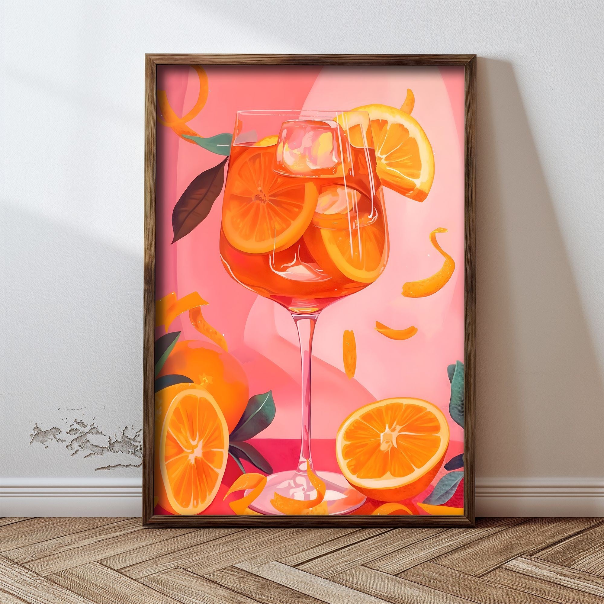 Quadro Decorativo MDF Emoldurado GE252-L Multicolor 35x47cm - Impressão UV em Madeira de Pinho