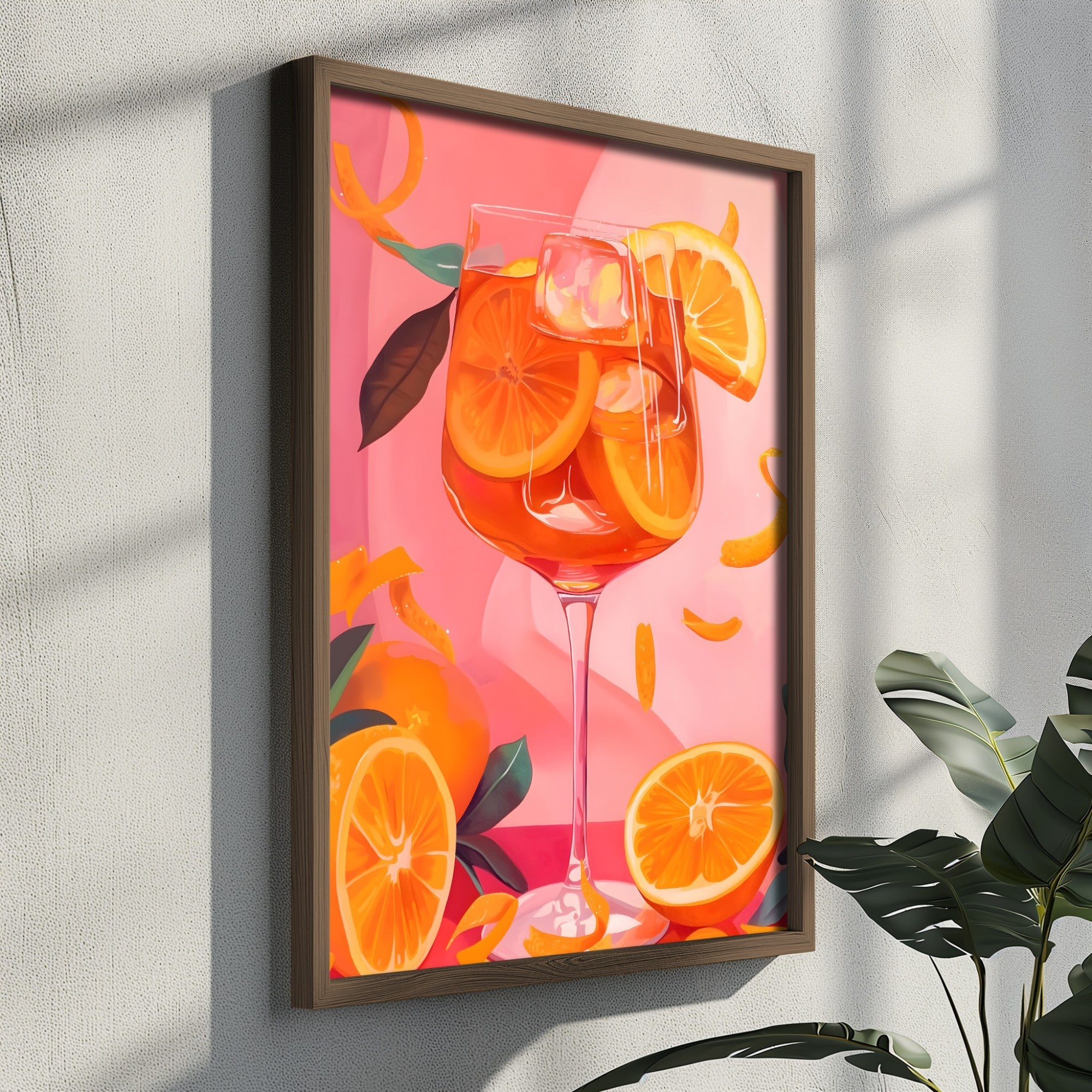 Quadro Decorativo MDF Emoldurado GE252-L Multicolor 35x47cm - Impressão UV em Madeira de Pinho