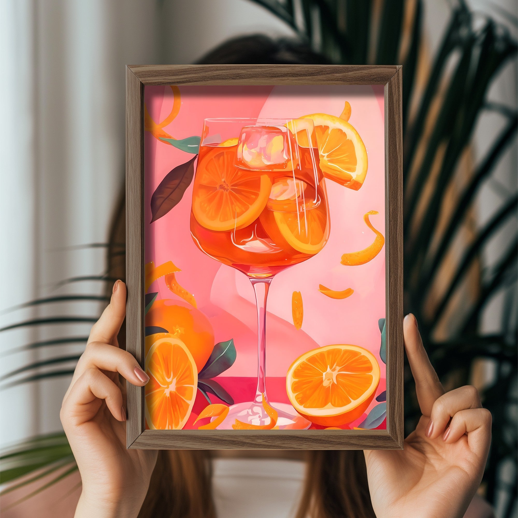 Quadro Decorativo MDF Emoldurado GE252-L Multicolor 35x47cm - Impressão UV em Madeira de Pinho