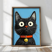 Quadro Decorativo MDF Emoldurado Multicolor 35x47cm - Impressão UV em Madeira de Pinho