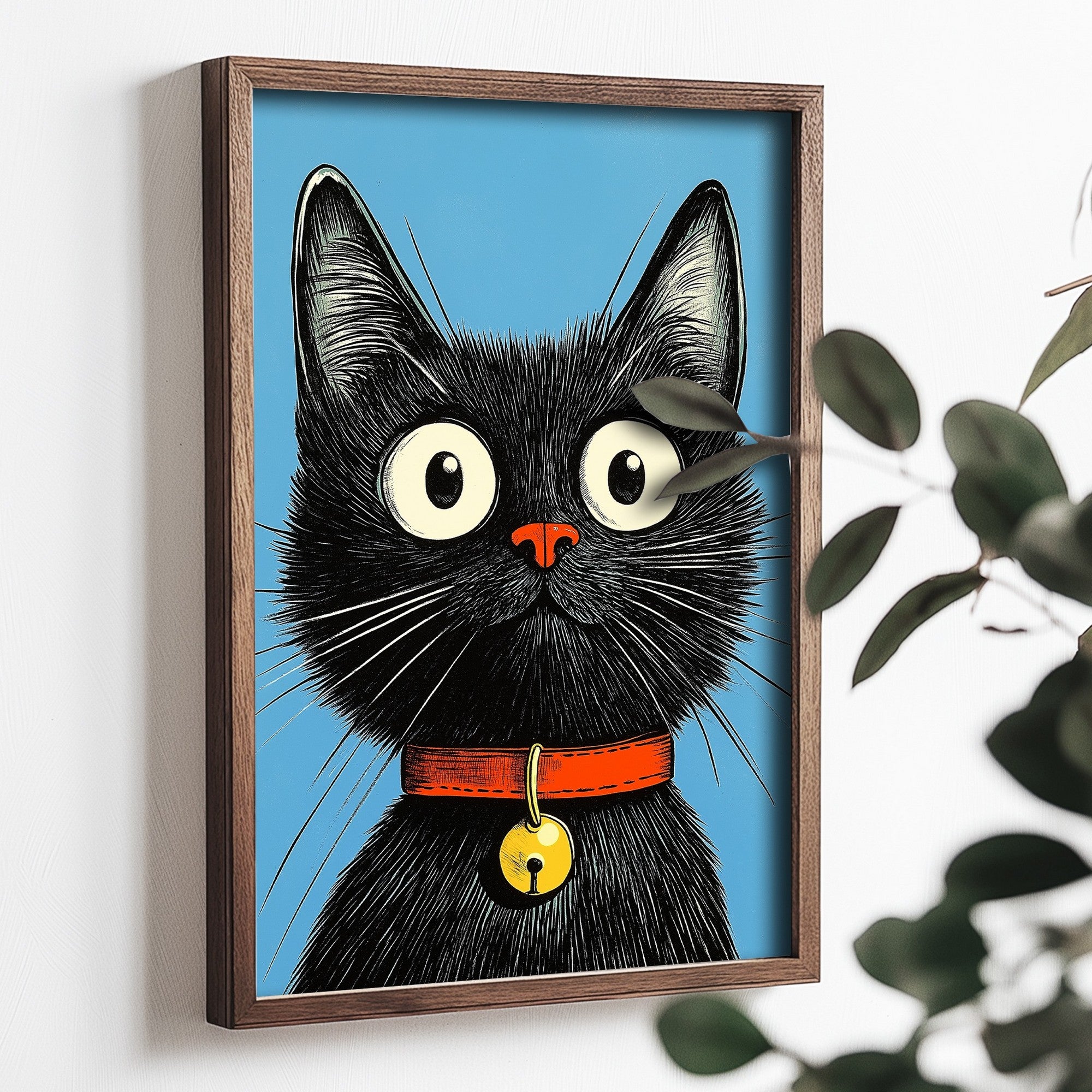 Quadro Decorativo MDF Emoldurado Multicolor 35x47cm - Impressão UV em Madeira de Pinho