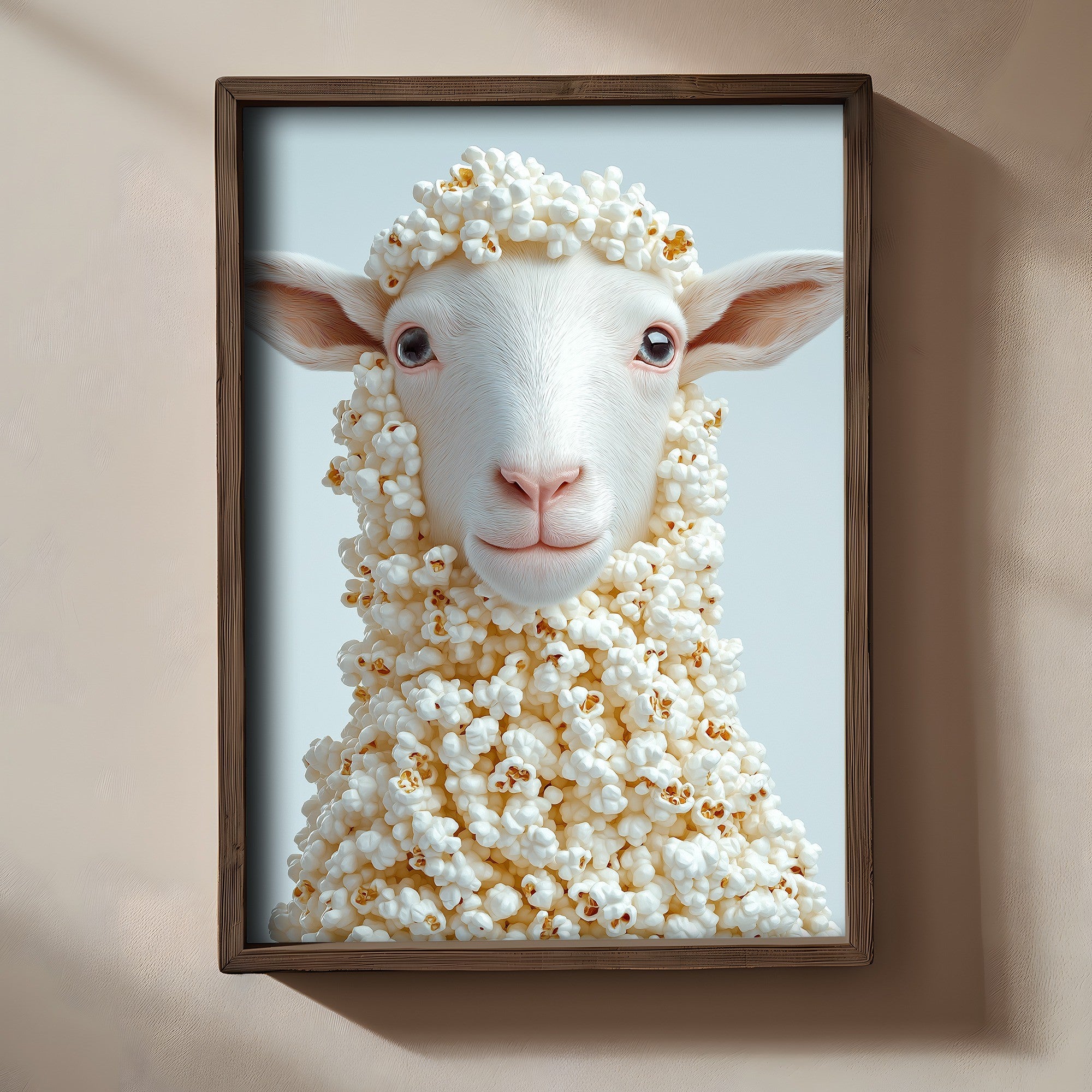 Quadro Decorativo MDF Multicolor com Moldura de Pinho - Impressão UV 35x47cm