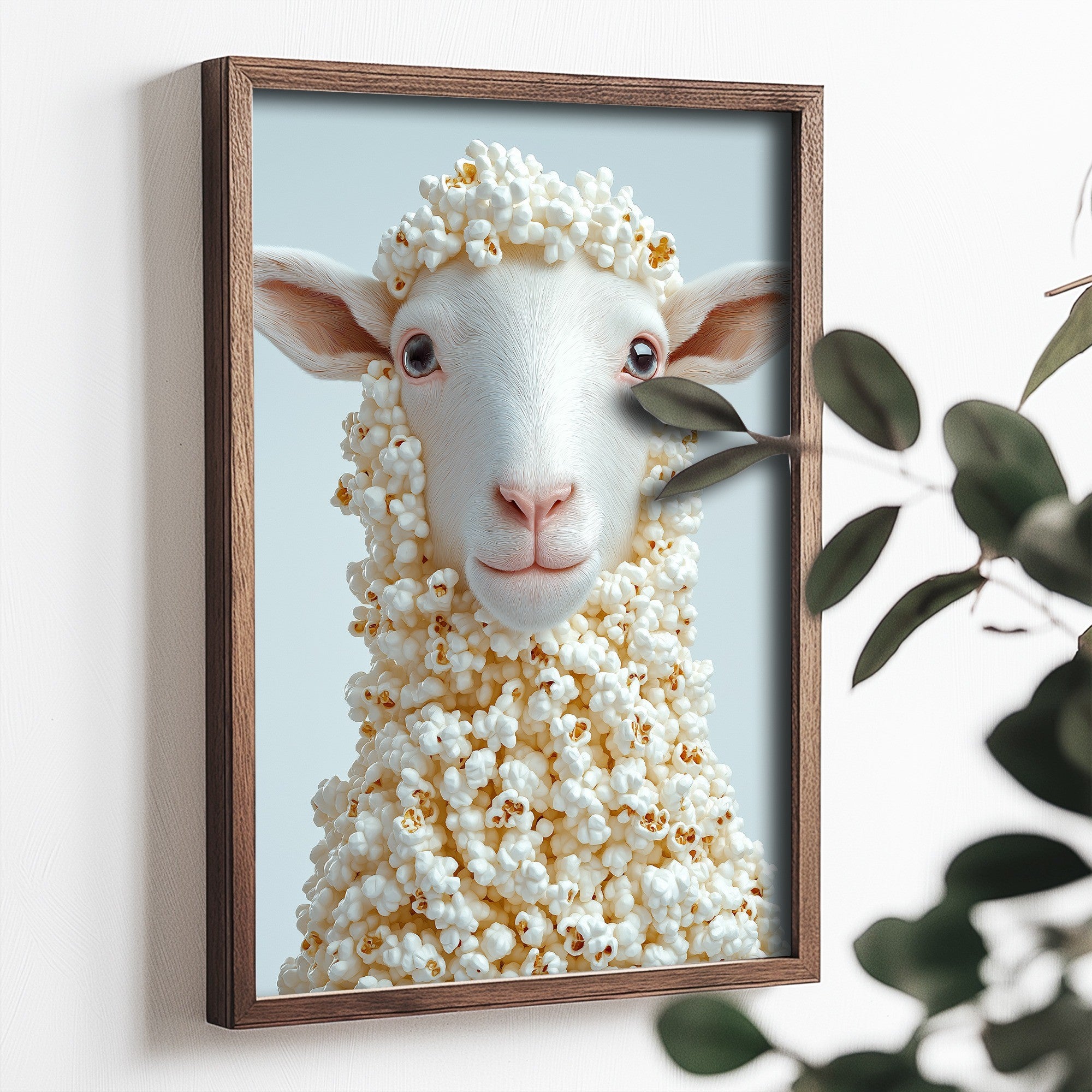 Quadro Decorativo MDF Multicolor com Moldura de Pinho - Impressão UV 35x47cm