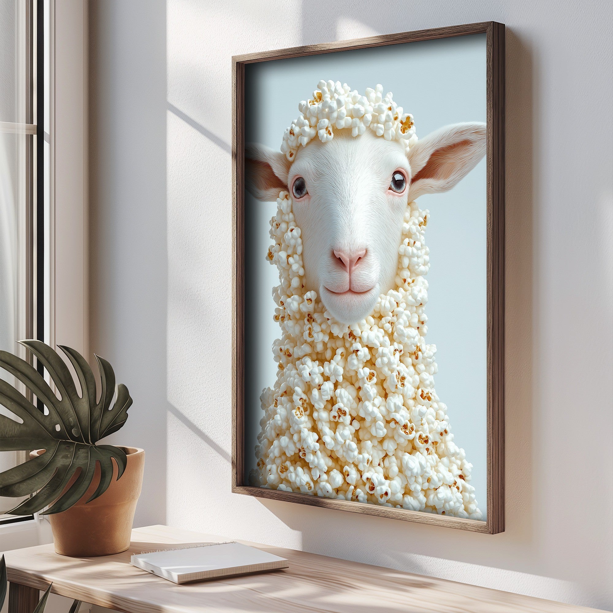 Quadro Decorativo MDF Multicolor com Moldura de Pinho - Impressão UV 35x47cm