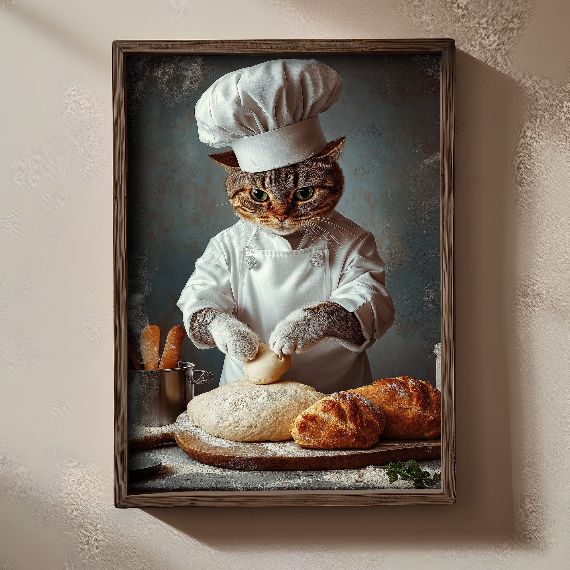 Quadro Decorativo MDF Emoldurado Multicolor 35x47cm - Impressão UV em Madeira de Pinho