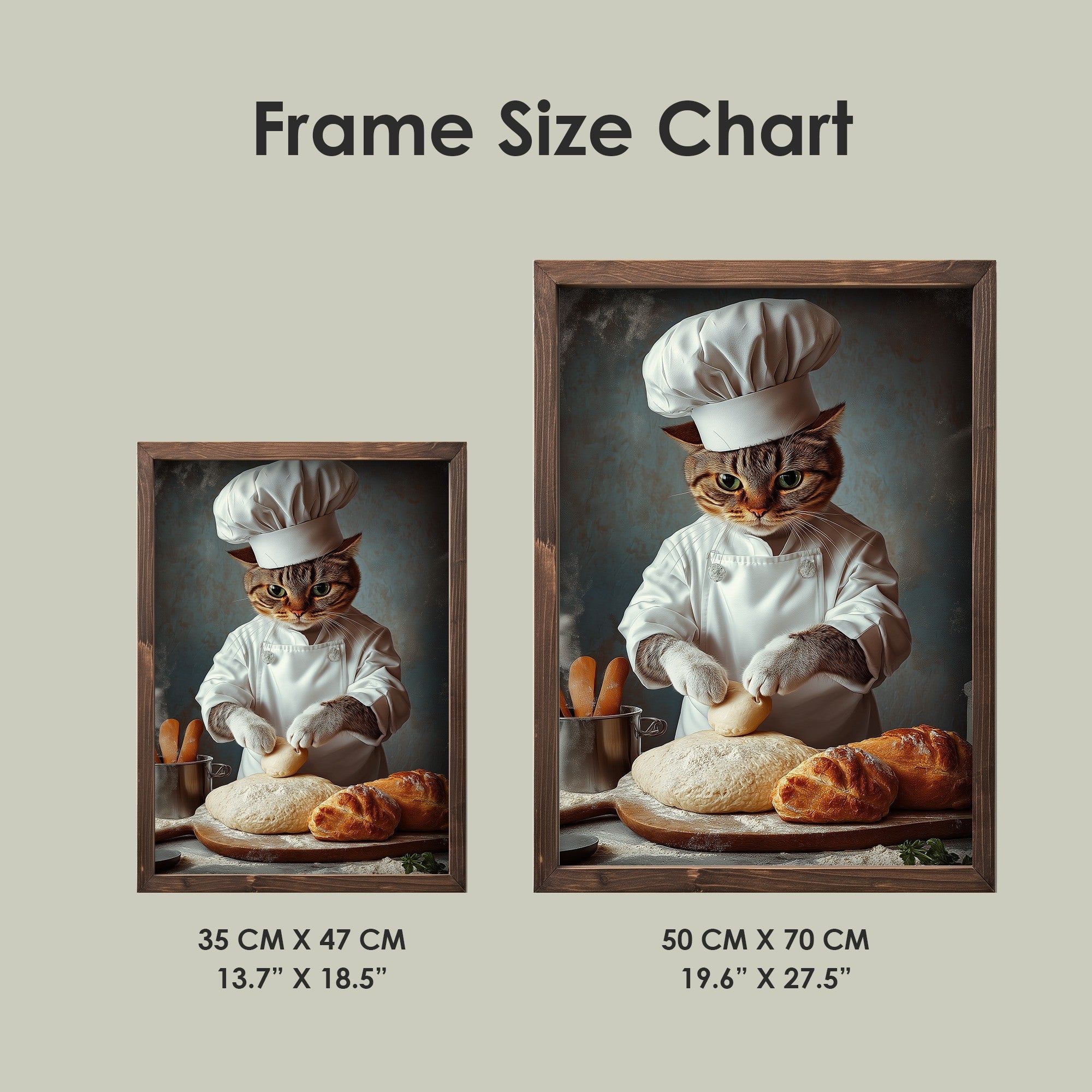 Quadro Decorativo MDF Emoldurado Multicolor 35x47cm - Impressão UV em Madeira de Pinho