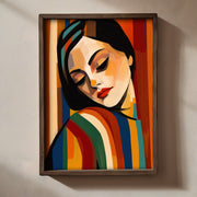 Quadro Decorativo MDF Emoldurado Multicolor 35x47cm - Impressão UV em Madeira de Pinho