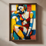 Quadro Decorativo MDF Emoldurado Multicolor 35x47cm - Impressão UV em Madeira de Pinho