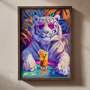 Quadro Decorativo MDF Emoldurado Multicolor 35x47cm - Impressão UV em Madeira de Pinho