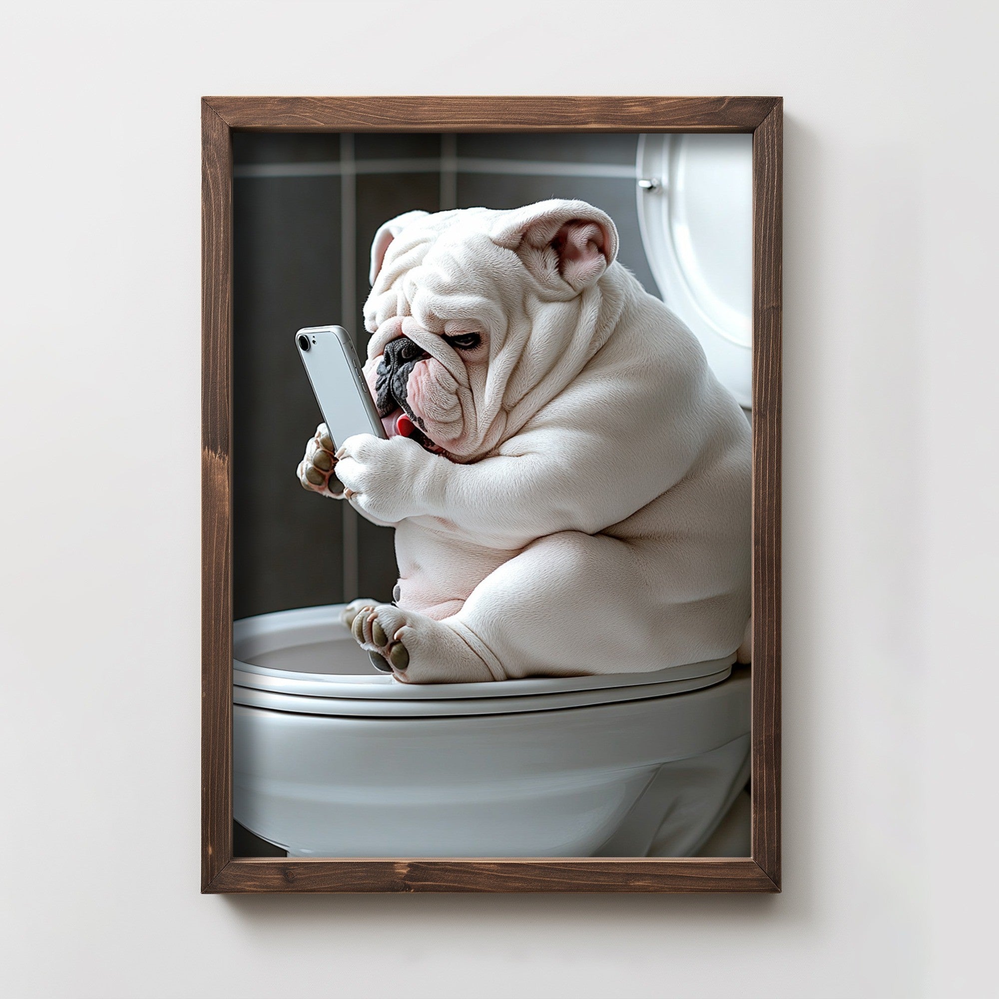 Quadro Decorativo MDF Emoldurado Multicolor 35x47cm - Impressão UV em Madeira de Pinho