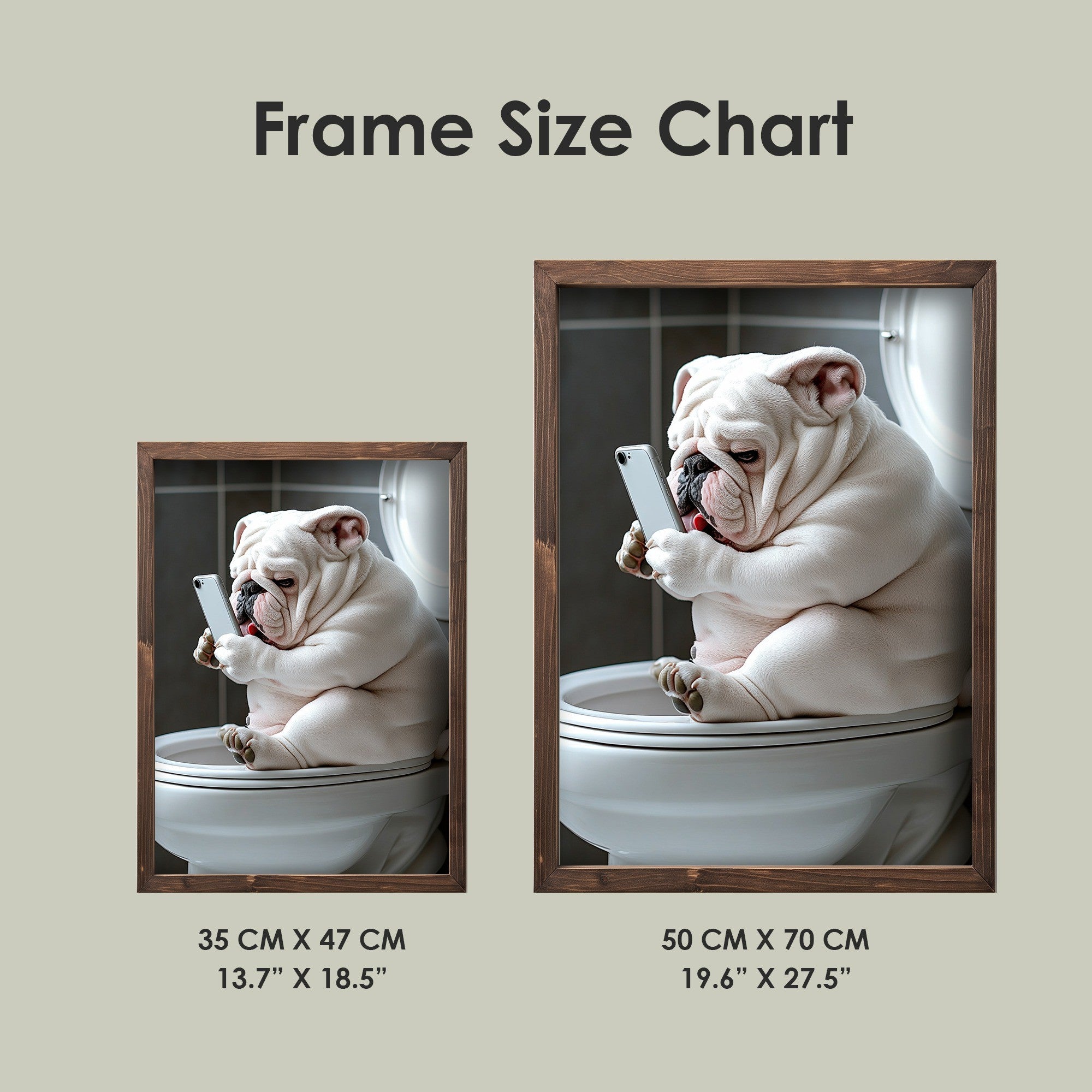 Quadro Decorativo MDF Emoldurado Multicolor 35x47cm - Impressão UV em Madeira de Pinho