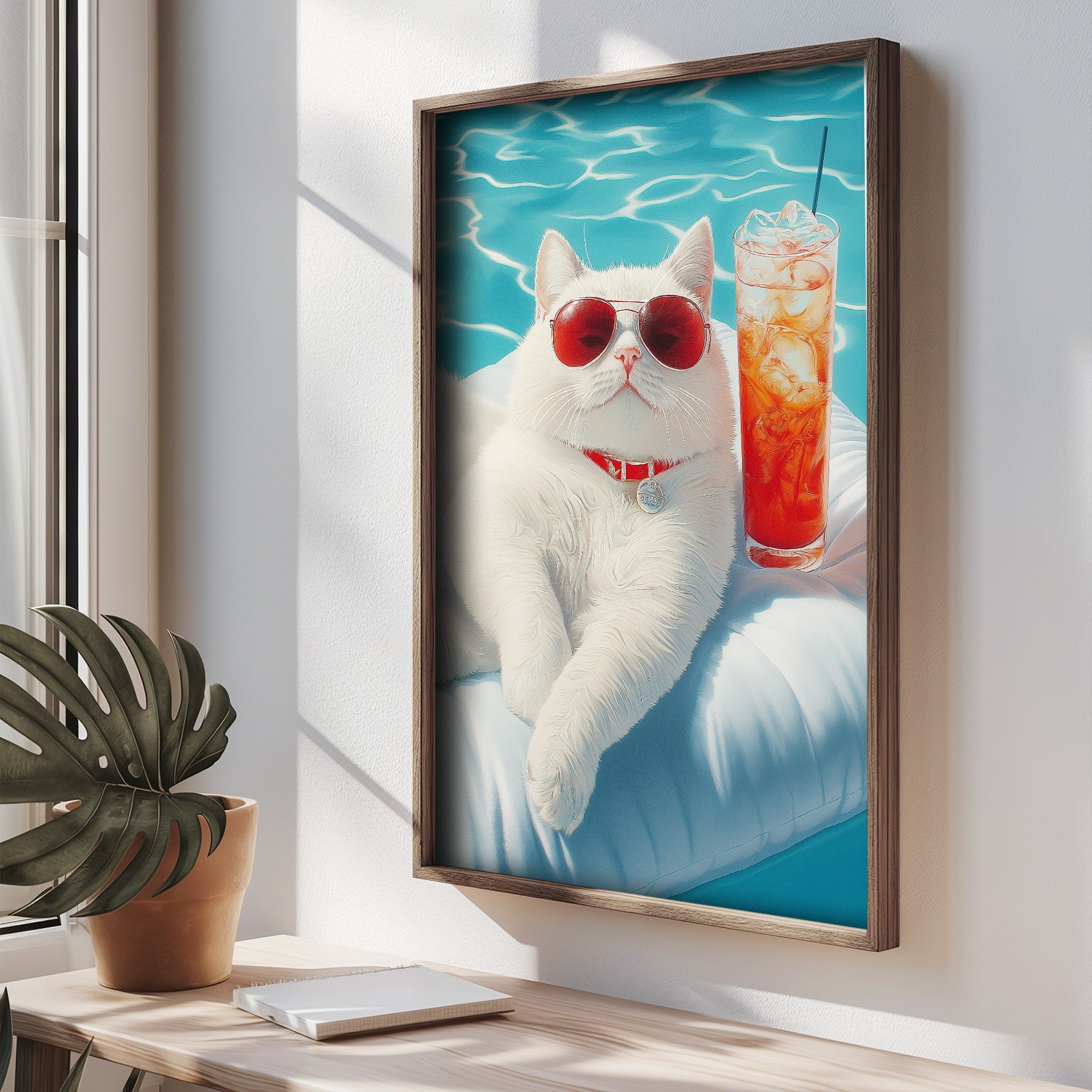 Quadro Decorativo MDF Emoldurado Multicolor 35x47cm - Impressão UV em Madeira de Pinho