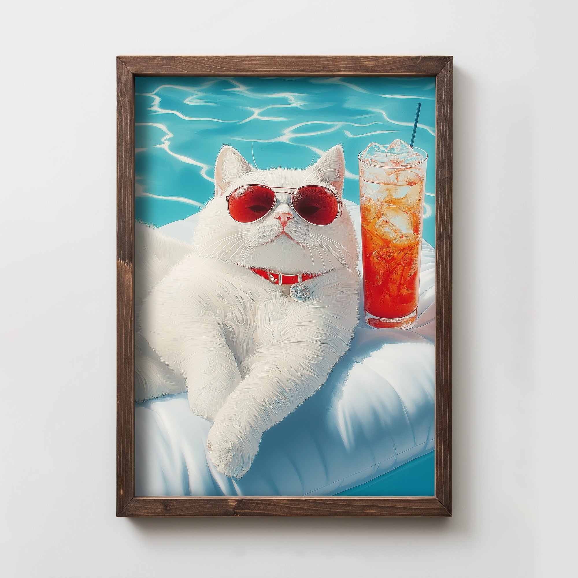 Quadro Decorativo MDF Emoldurado Multicolor 35x47cm - Impressão UV em Madeira de Pinho