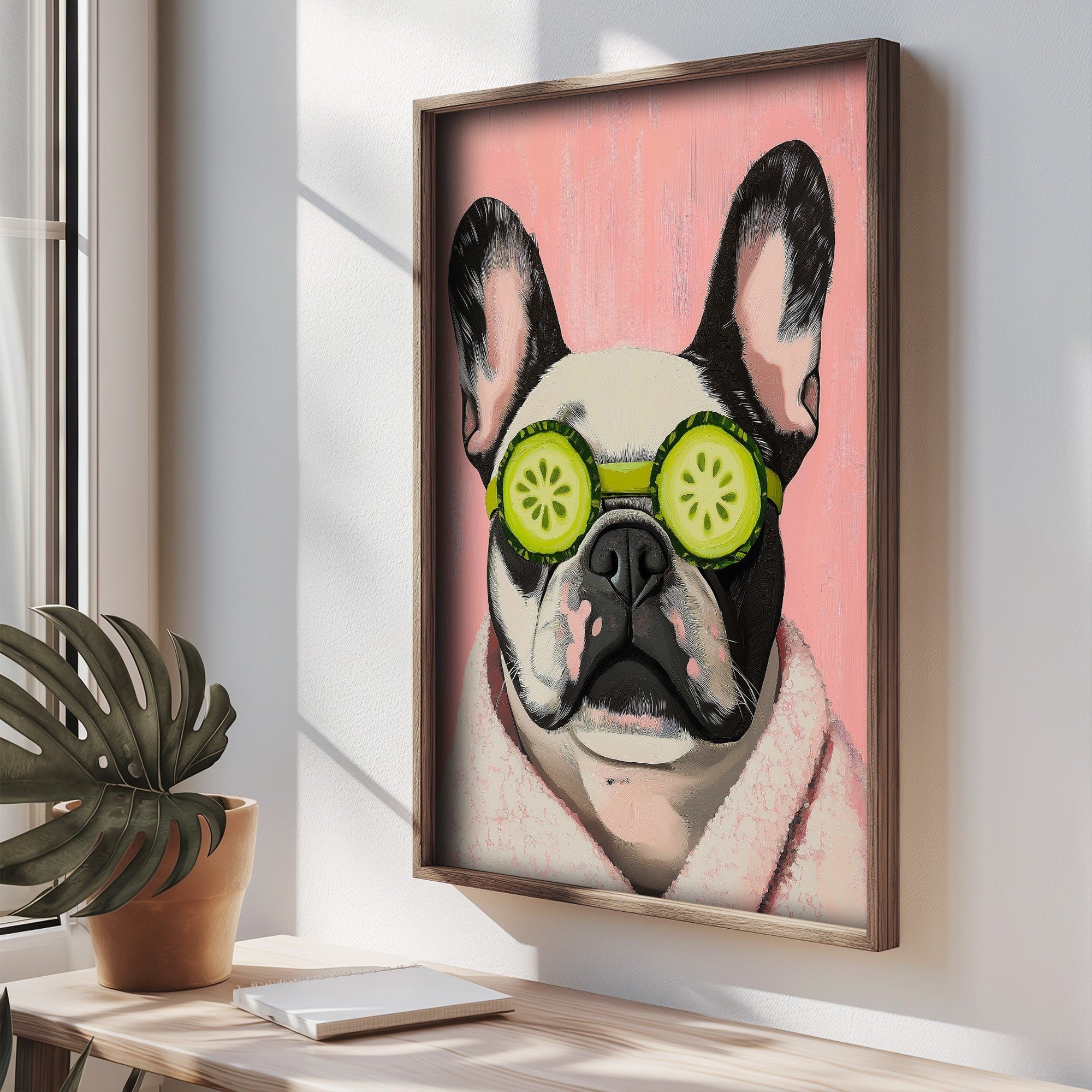 Quadro Decorativo MDF Emoldurado Multicolor 35x47cm - Impressão UV em Madeira de Pinho