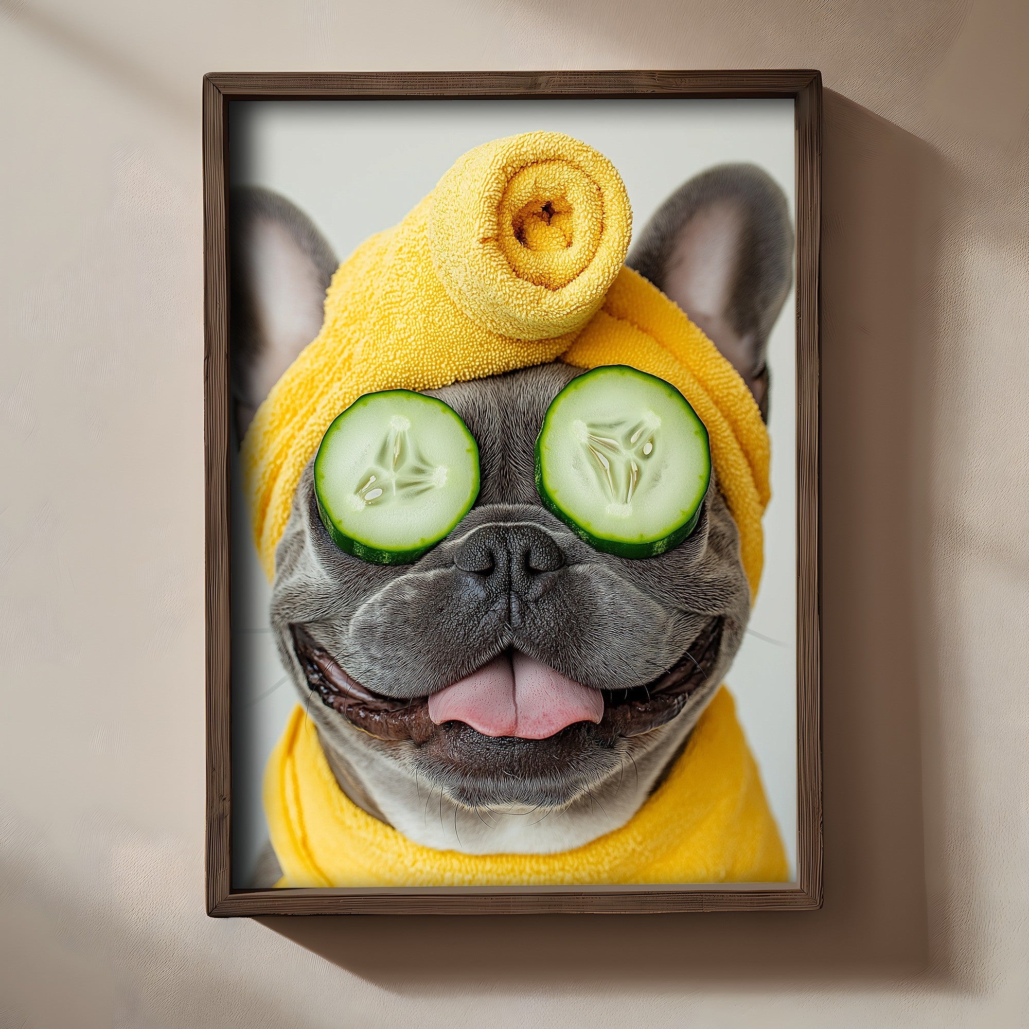 Quadro Decorativo MDF Emoldurado Multicolor 35x47cm - Impressão UV em Madeira de Pinho