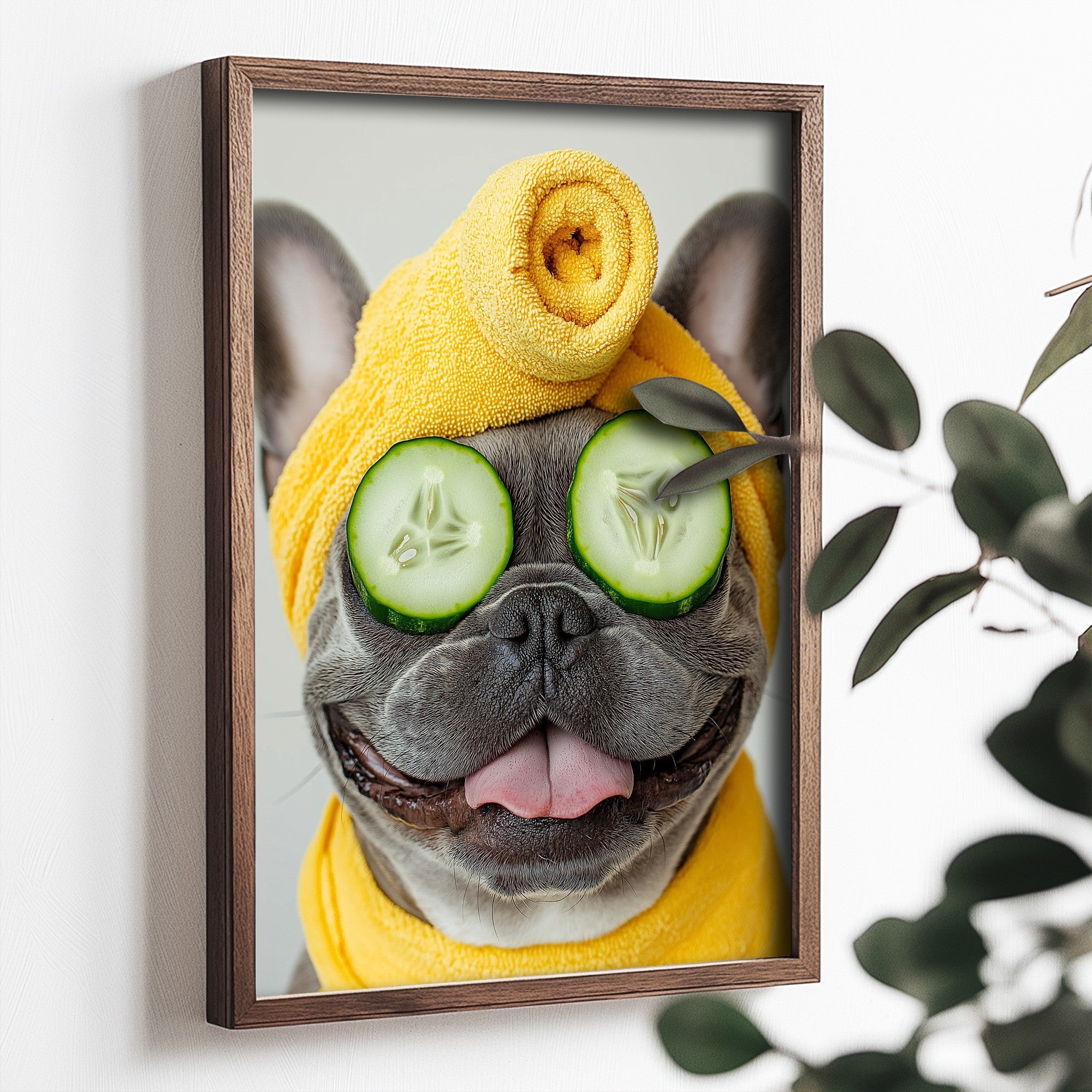 Quadro Decorativo MDF Emoldurado Multicolor 35x47cm - Impressão UV em Madeira de Pinho