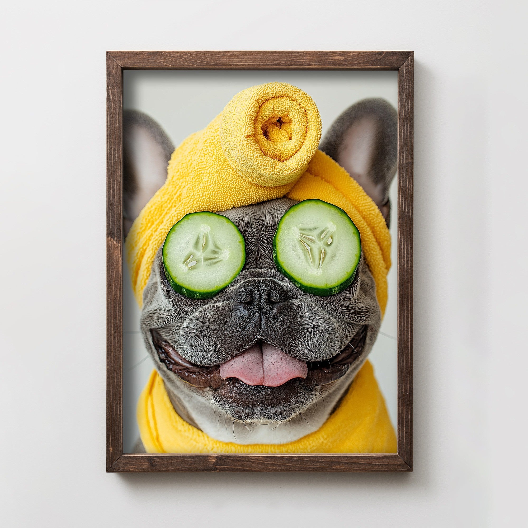 Quadro Decorativo MDF Emoldurado Multicolor 35x47cm - Impressão UV em Madeira de Pinho