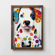 Quadro Decorativo MDF Emoldurado Multicolor 35x47cm - Impressão UV em Madeira de Pinho