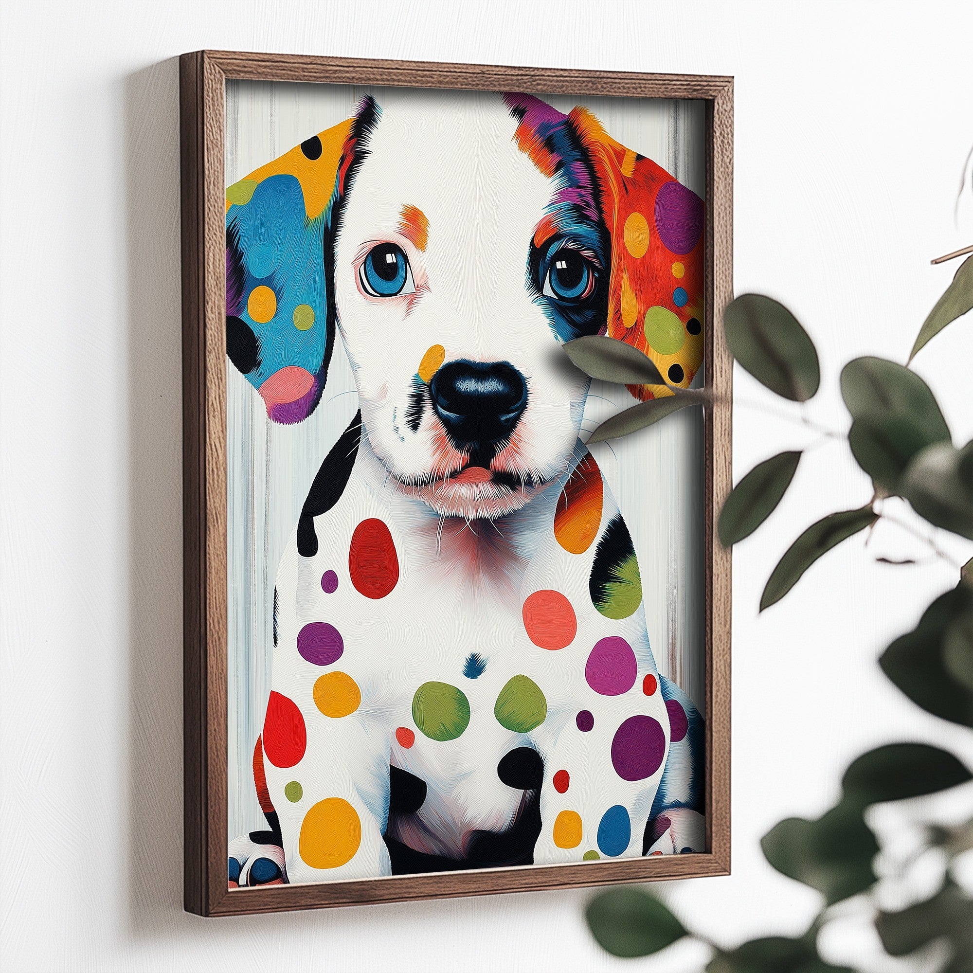 Quadro Decorativo MDF Emoldurado Multicolor 35x47cm - Impressão UV em Madeira de Pinho