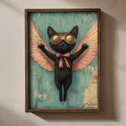 Quadro Decorativo MDF Emoldurado Multicolor 35x47cm - Impressão UV em Madeira de Pinho