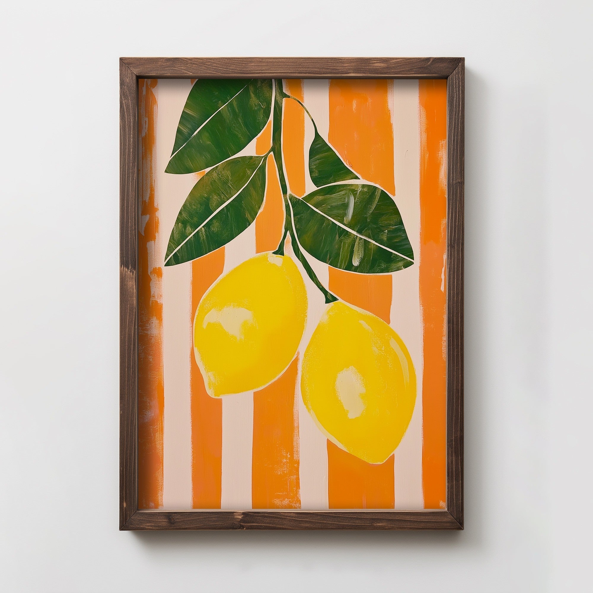 Quadro Decorativo MDF Emoldurado Multicolor 35x47cm - Impressão UV em Madeira de Pinho