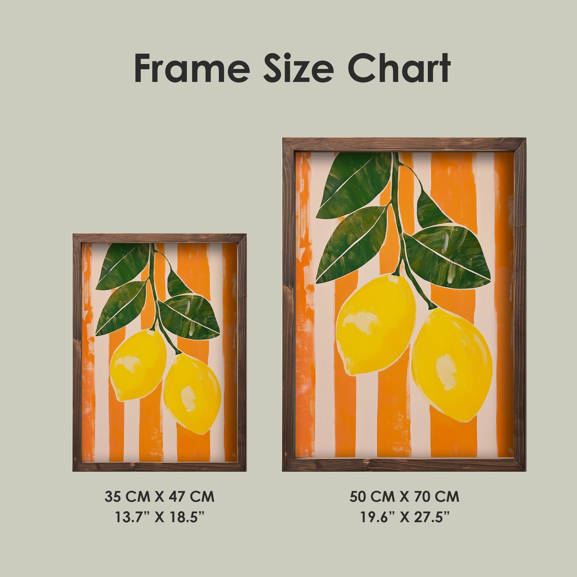 Quadro Decorativo MDF Emoldurado Multicolor 35x47cm - Impressão UV em Madeira de Pinho