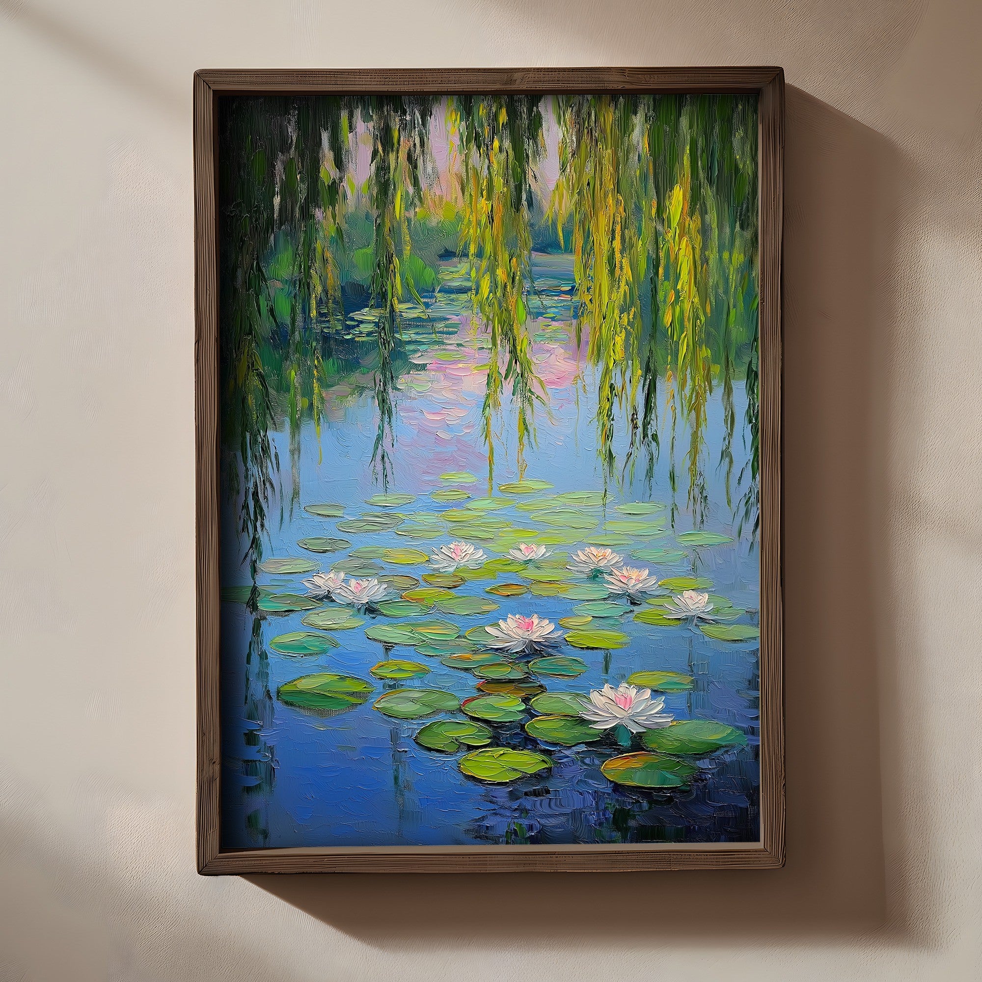 Quadro Decorativo MDF Emoldurado Multicolor 35x47cm - Impressão UV em Madeira de Pinho