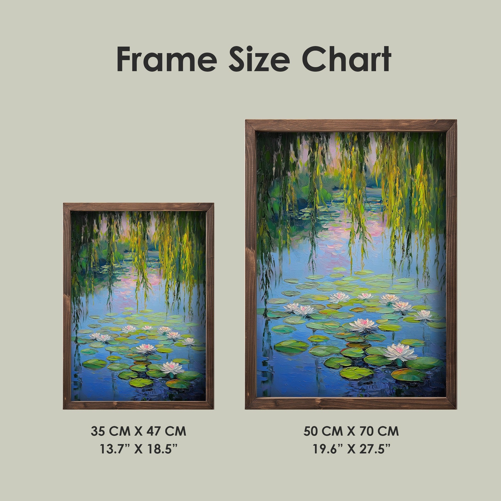 Quadro Decorativo MDF Emoldurado Multicolor 35x47cm - Impressão UV em Madeira de Pinho