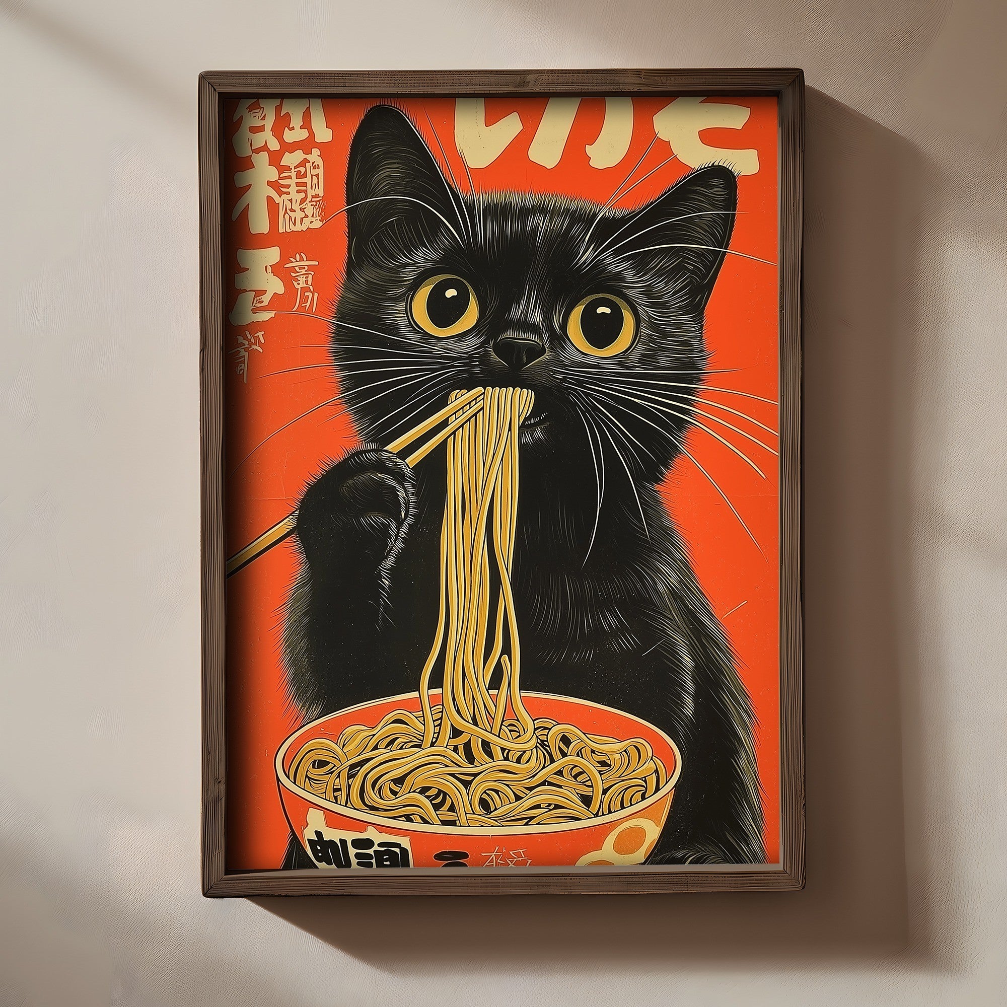 Quadro Decorativo MDF Multicolor com Moldura de Pinho - 35x47cm - Impressão UV de Alta Qualidade