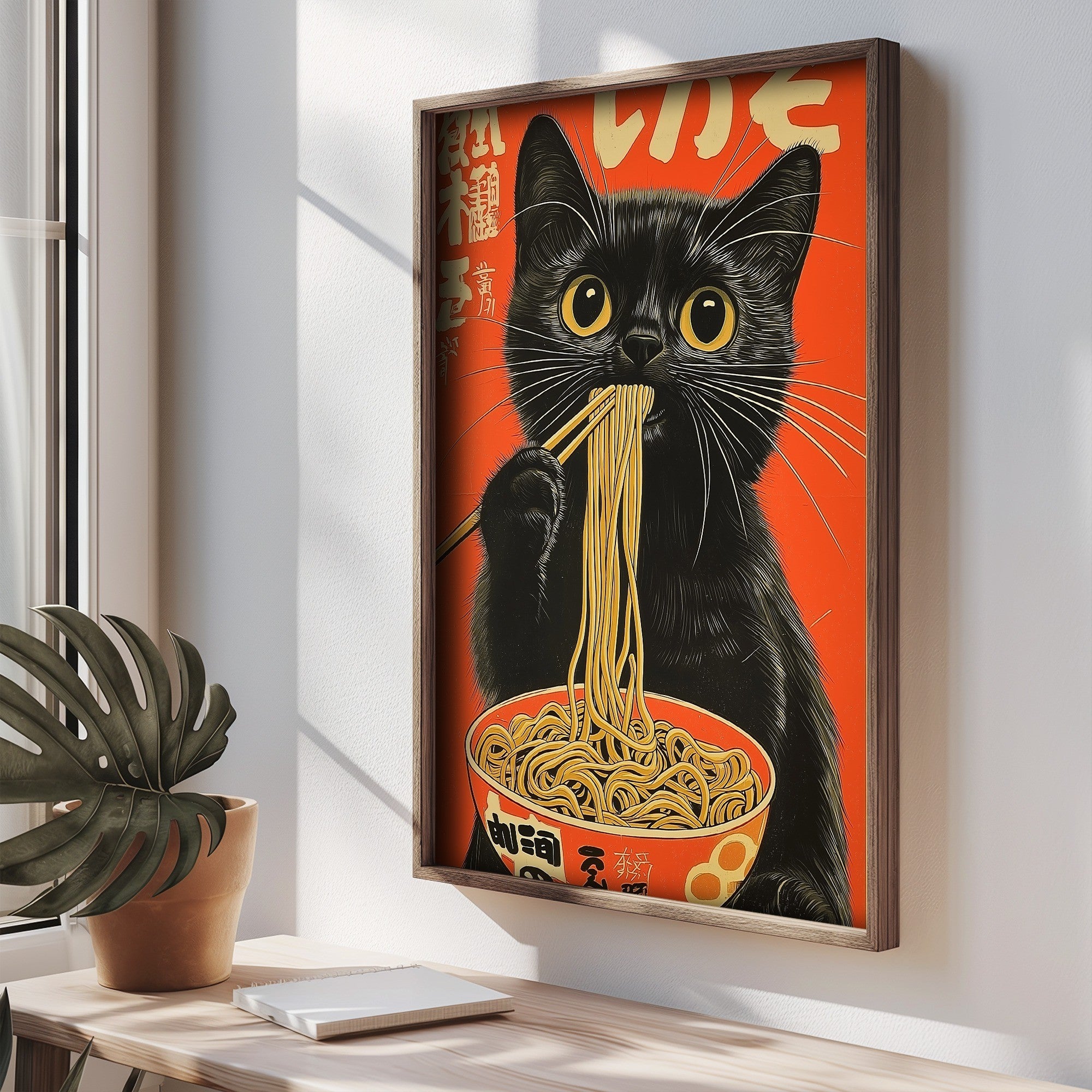 Quadro Decorativo MDF Multicolor com Moldura de Pinho - 35x47cm - Impressão UV de Alta Qualidade