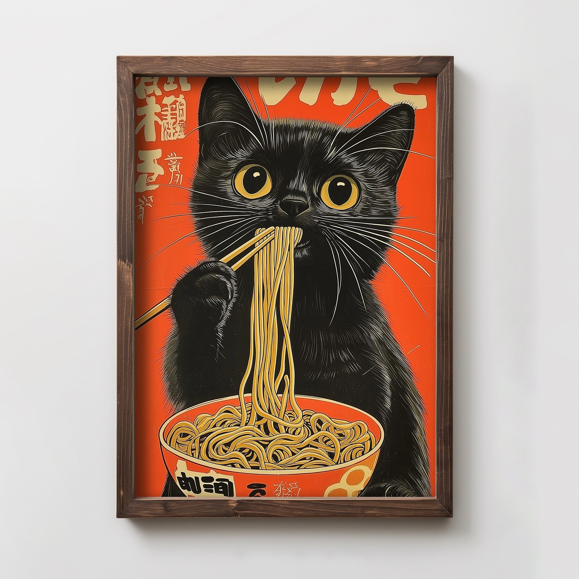 Quadro Decorativo MDF Multicolor com Moldura de Pinho - 35x47cm - Impressão UV de Alta Qualidade