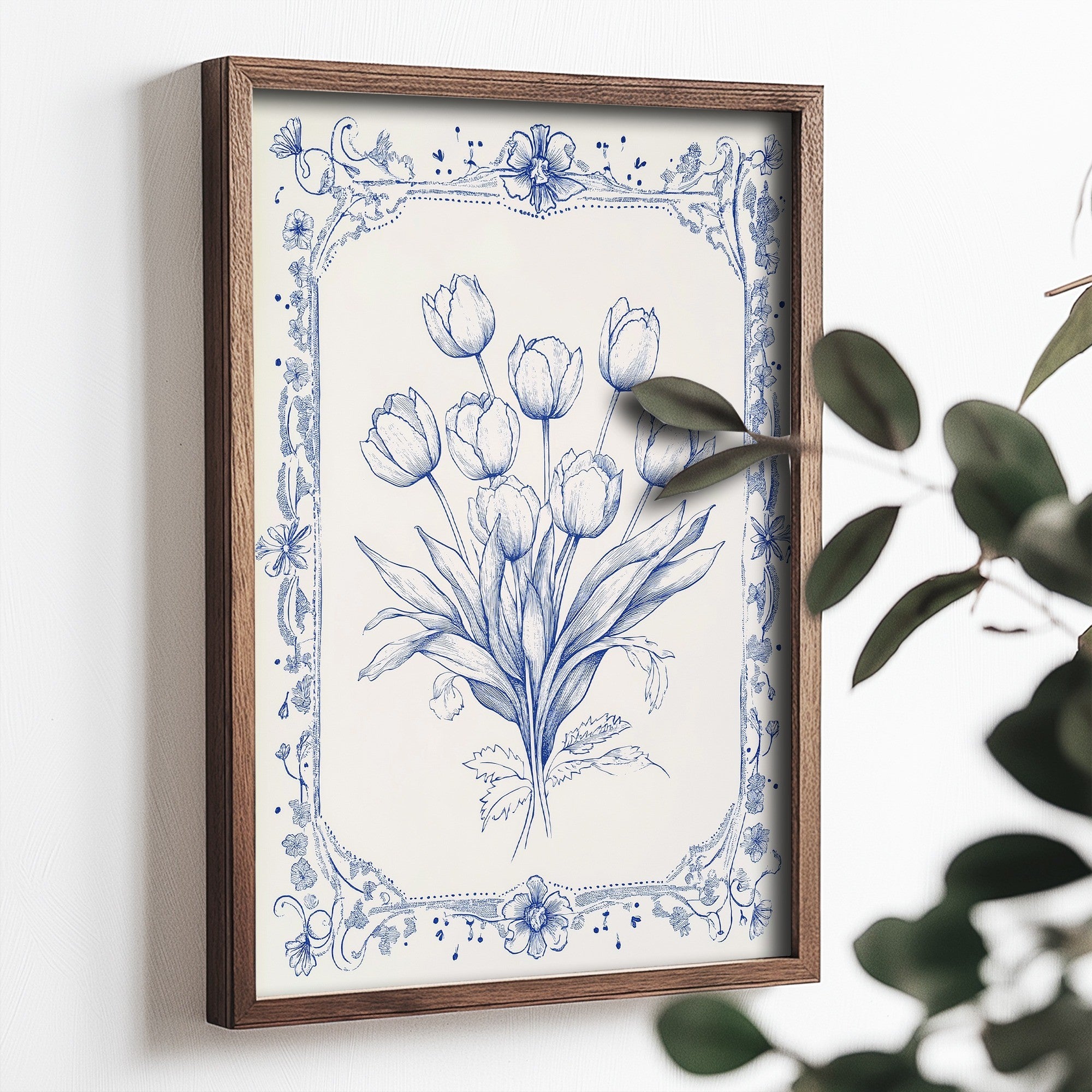 Quadro Decorativo MDF Emoldurado Multicolor 35x47cm - Impressão UV em Madeira de Pinho