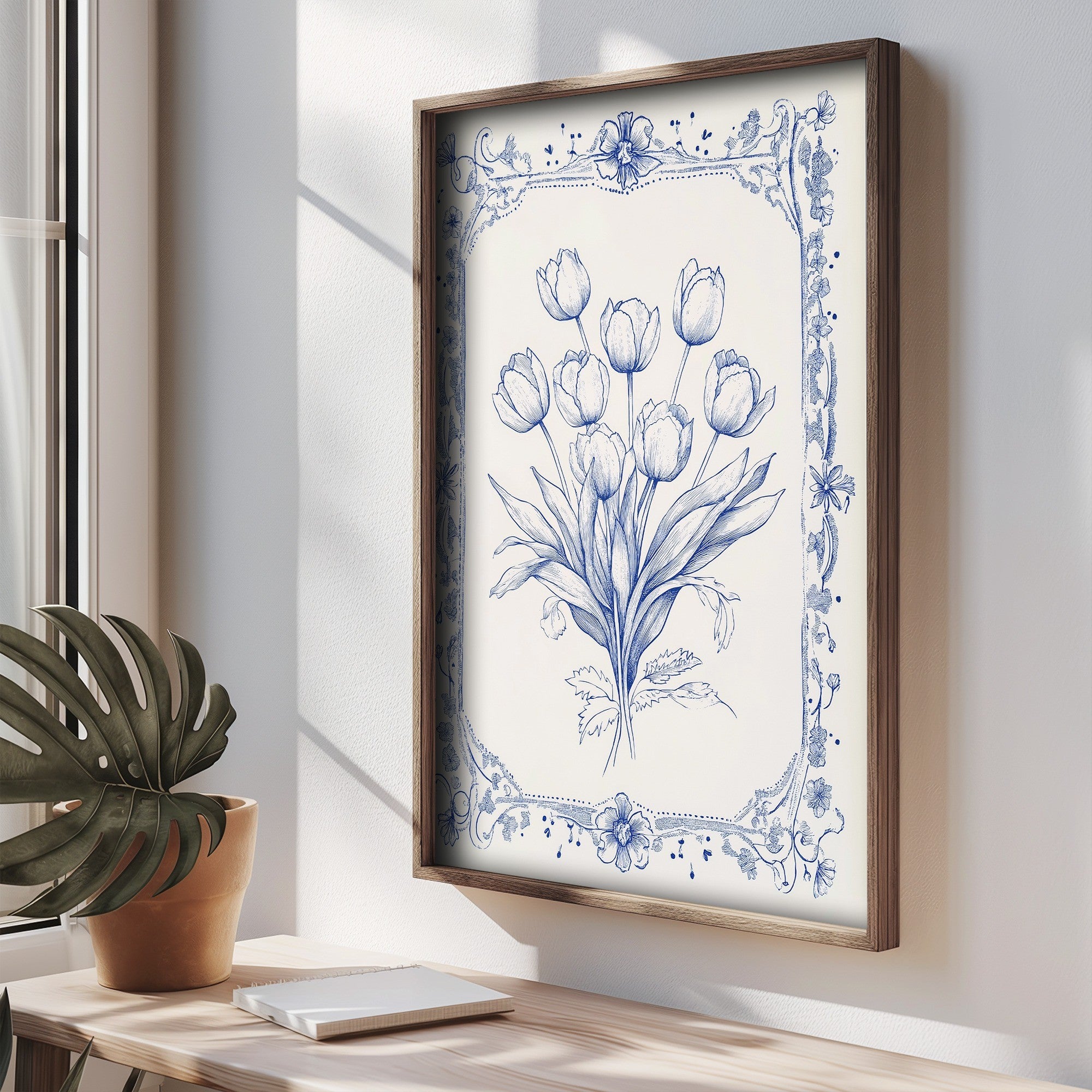 Quadro Decorativo MDF Emoldurado Multicolor 35x47cm - Impressão UV em Madeira de Pinho