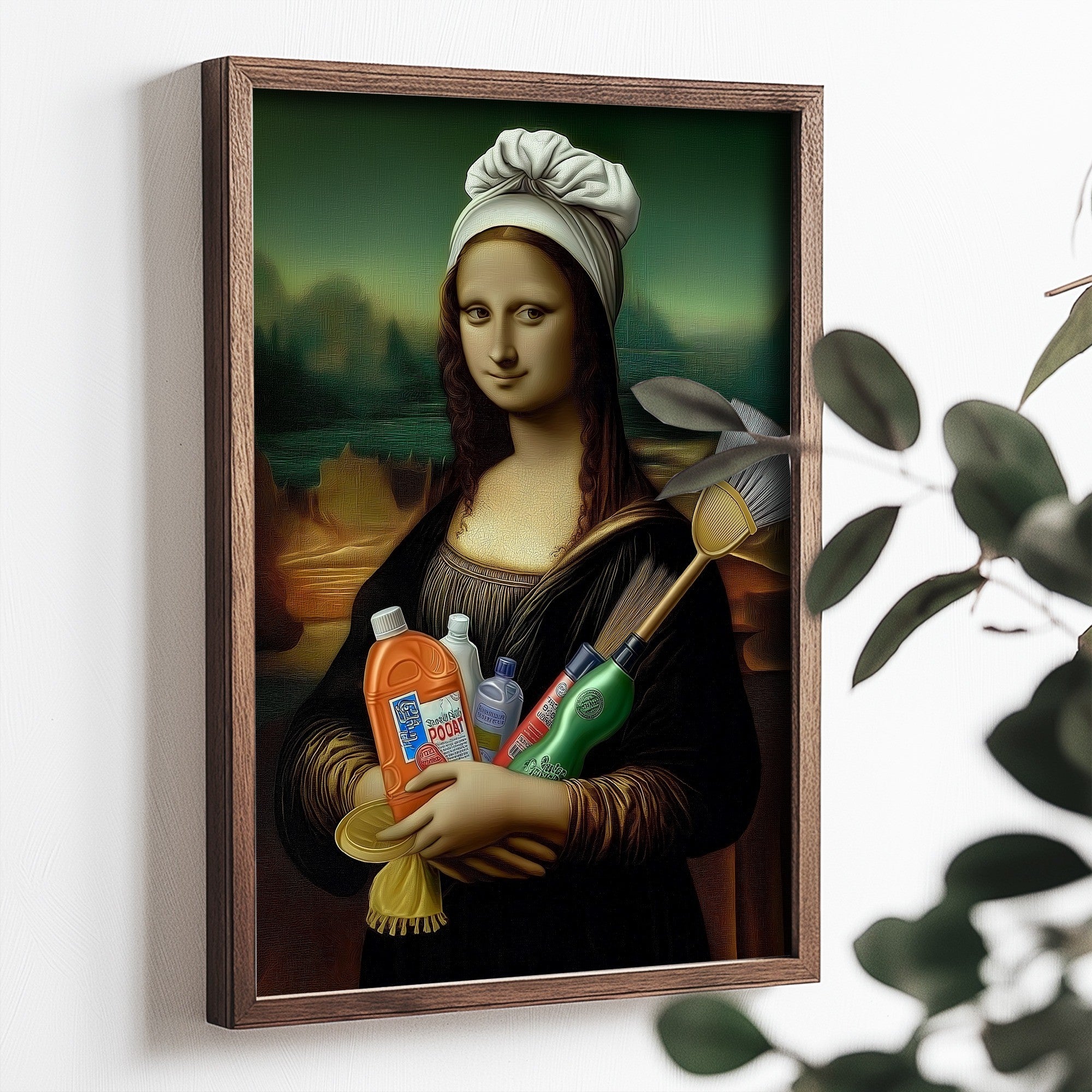 Quadro Decorativo MDF Emoldurado Multicolor 35x47cm - Impressão UV em Madeira de Pinho