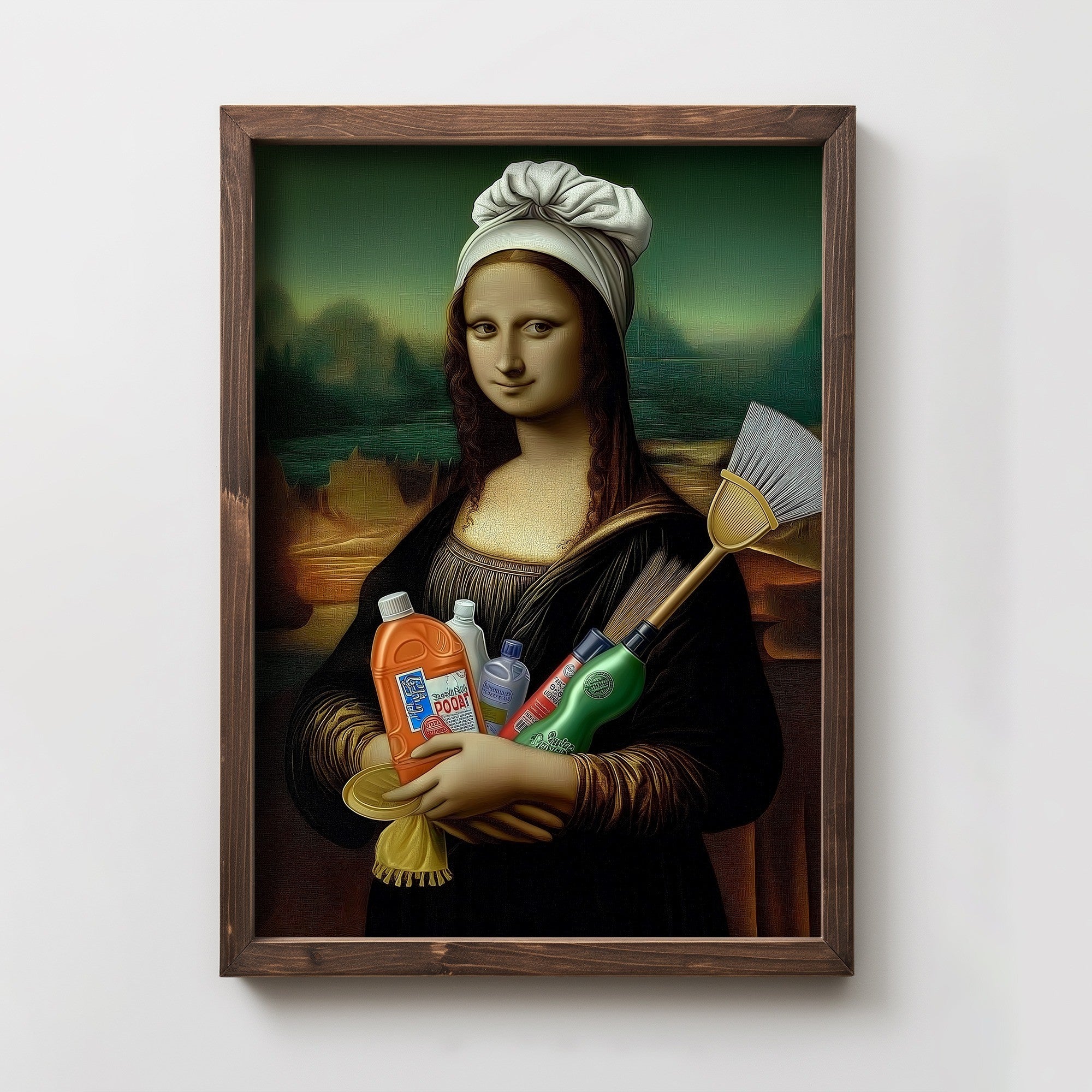 Quadro Decorativo MDF Emoldurado Multicolor 35x47cm - Impressão UV em Madeira de Pinho