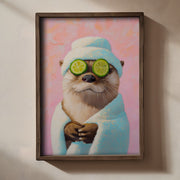 Quadro Decorativo MDF Emoldurado Multicolor 35x47cm - Impressão UV em Madeira de Pinho