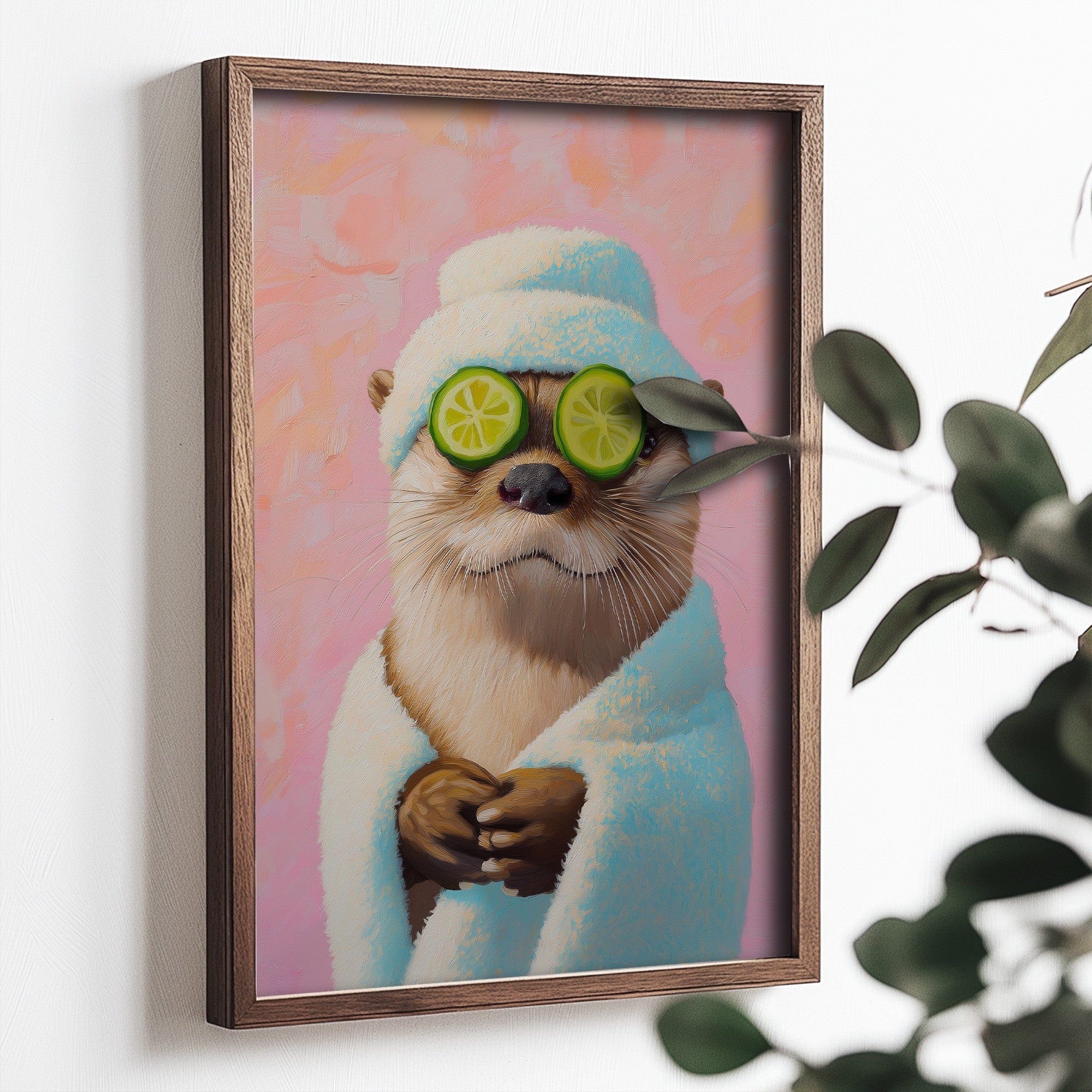 Quadro Decorativo MDF Emoldurado Multicolor 35x47cm - Impressão UV em Madeira de Pinho