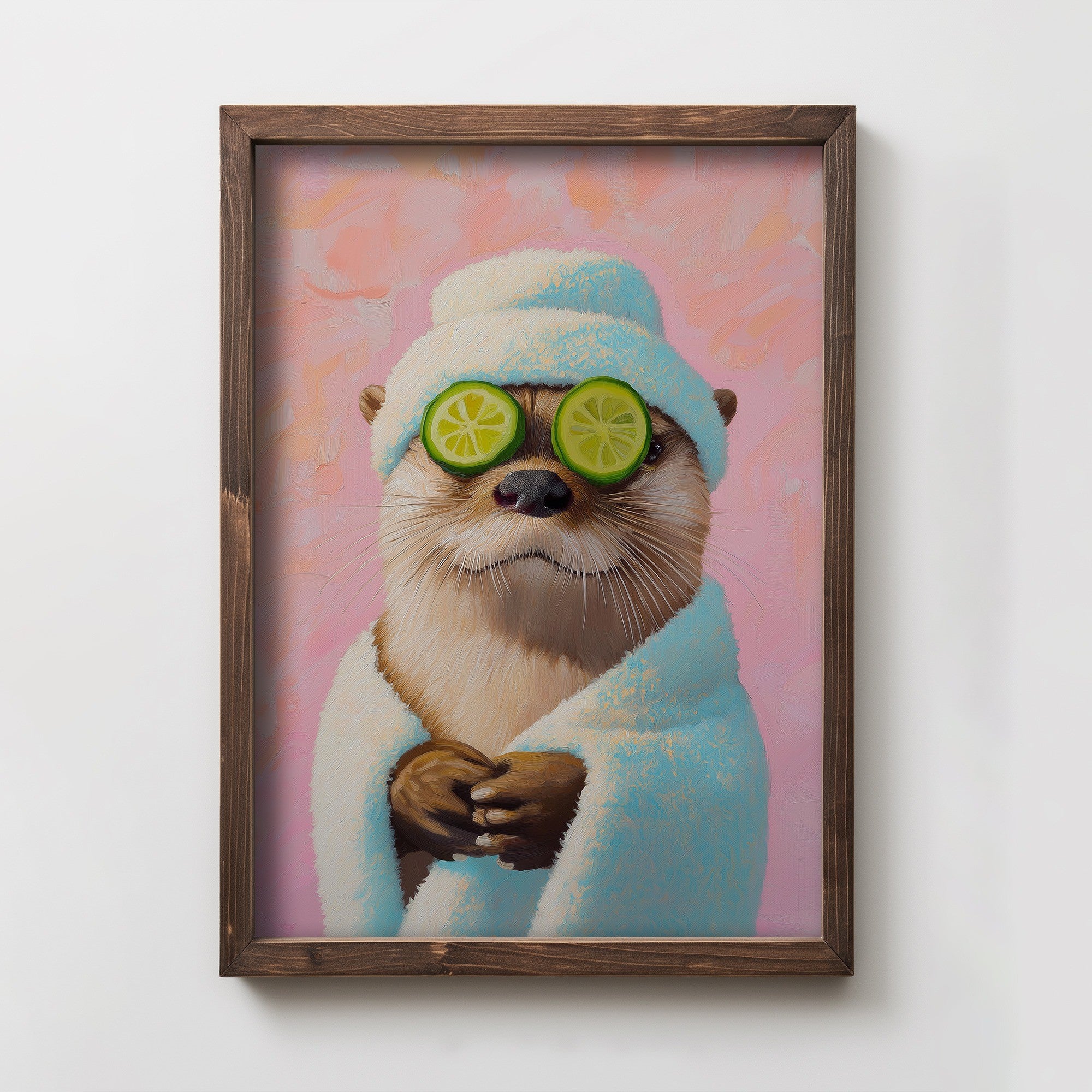 Quadro Decorativo MDF Emoldurado Multicolor 35x47cm - Impressão UV em Madeira de Pinho