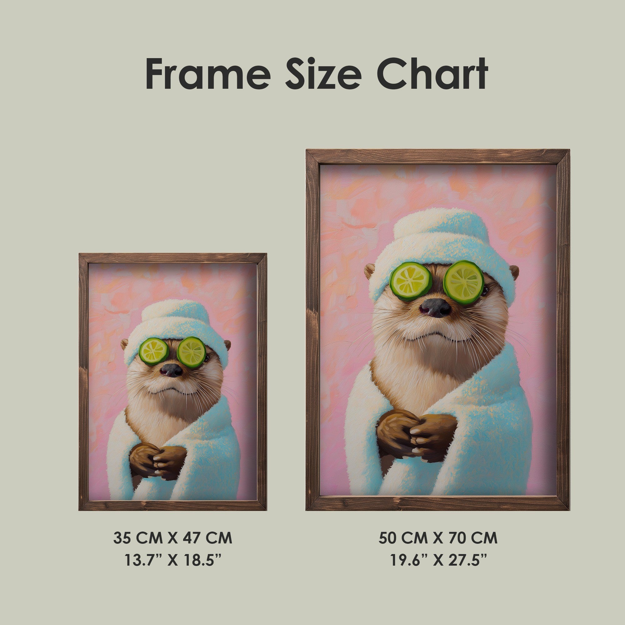 Quadro Decorativo MDF Emoldurado Multicolor 35x47cm - Impressão UV em Madeira de Pinho