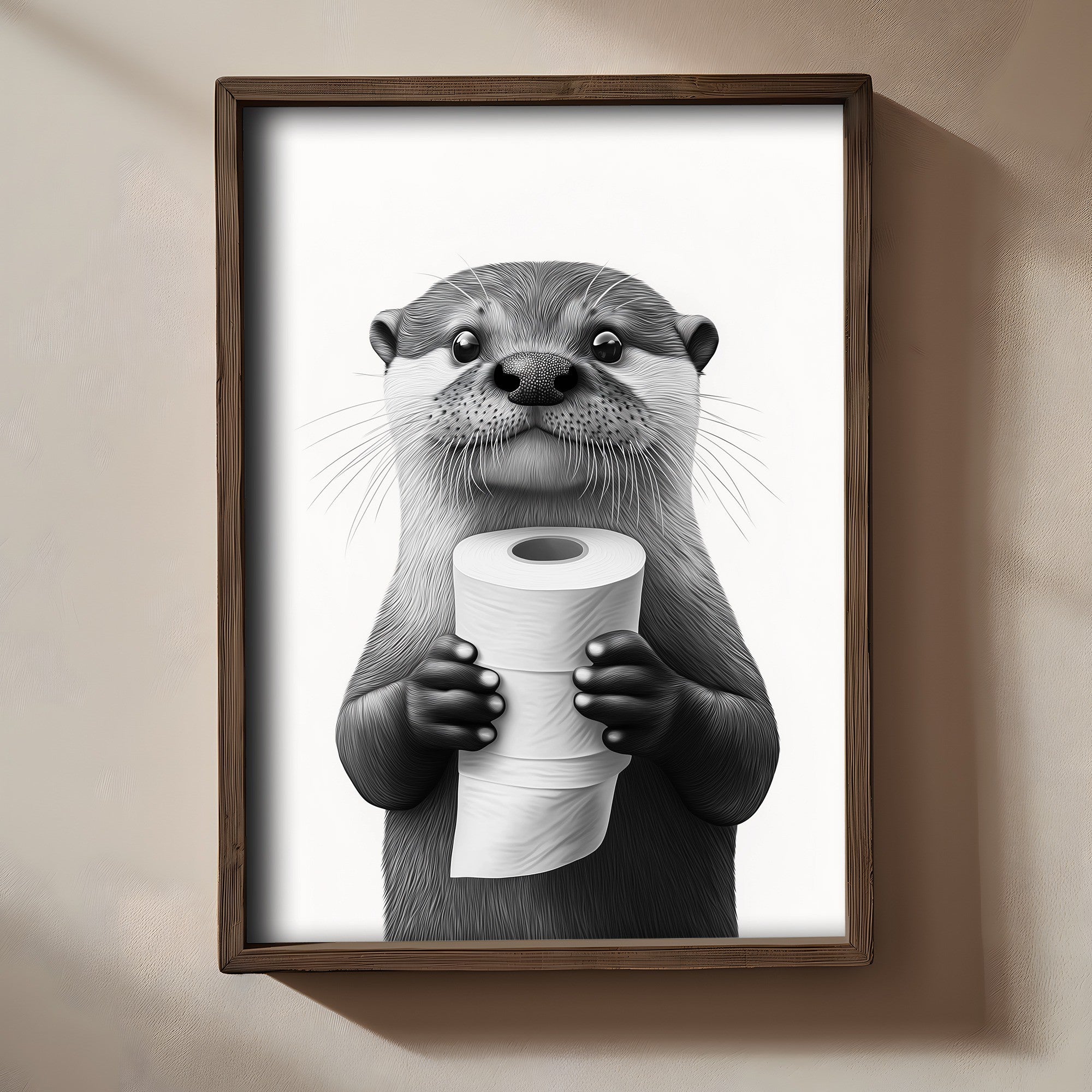 Quadro Decorativo MDF Emoldurado Multicolor 35x47cm - Impressão UV em Madeira de Pinho