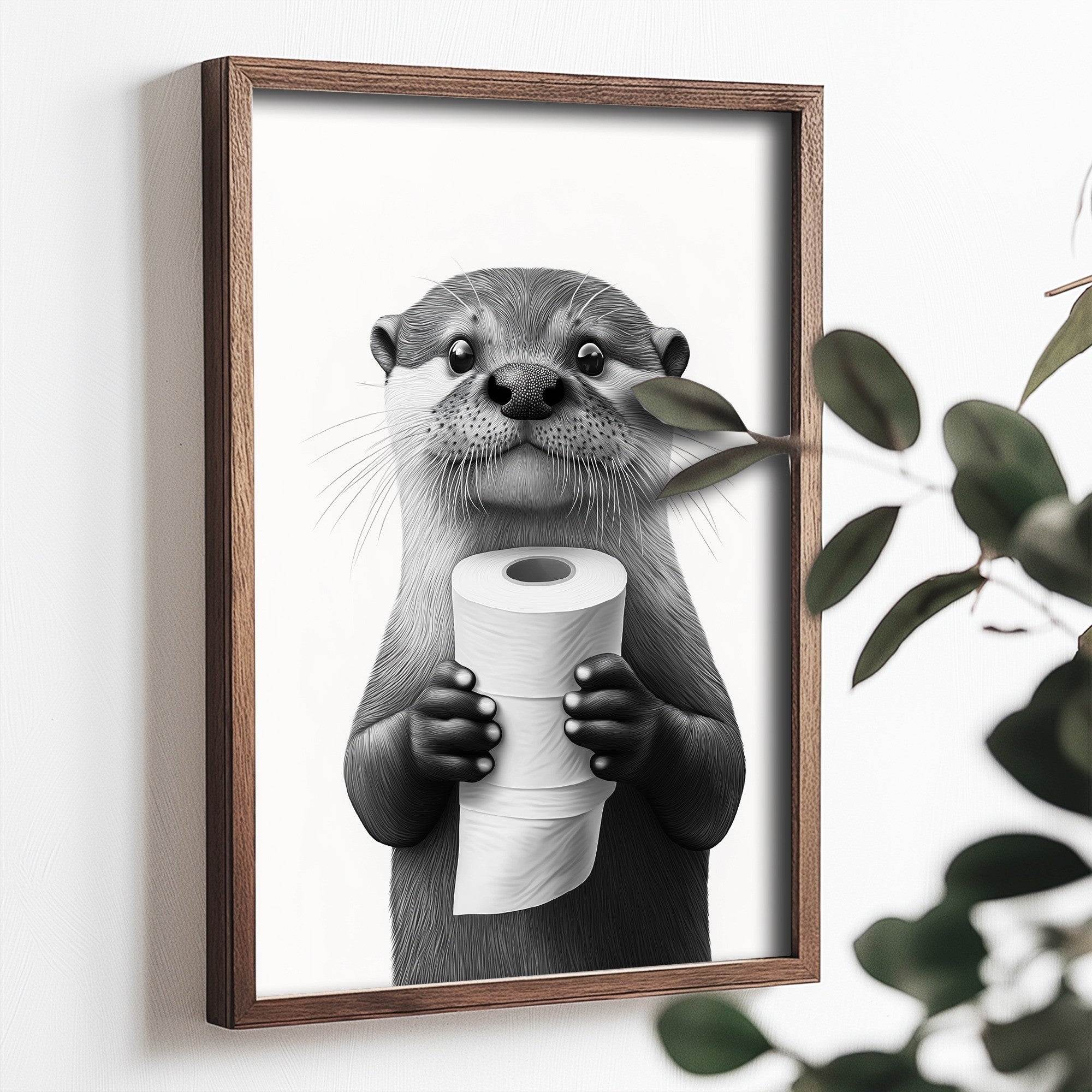 Quadro Decorativo MDF Emoldurado Multicolor 35x47cm - Impressão UV em Madeira de Pinho