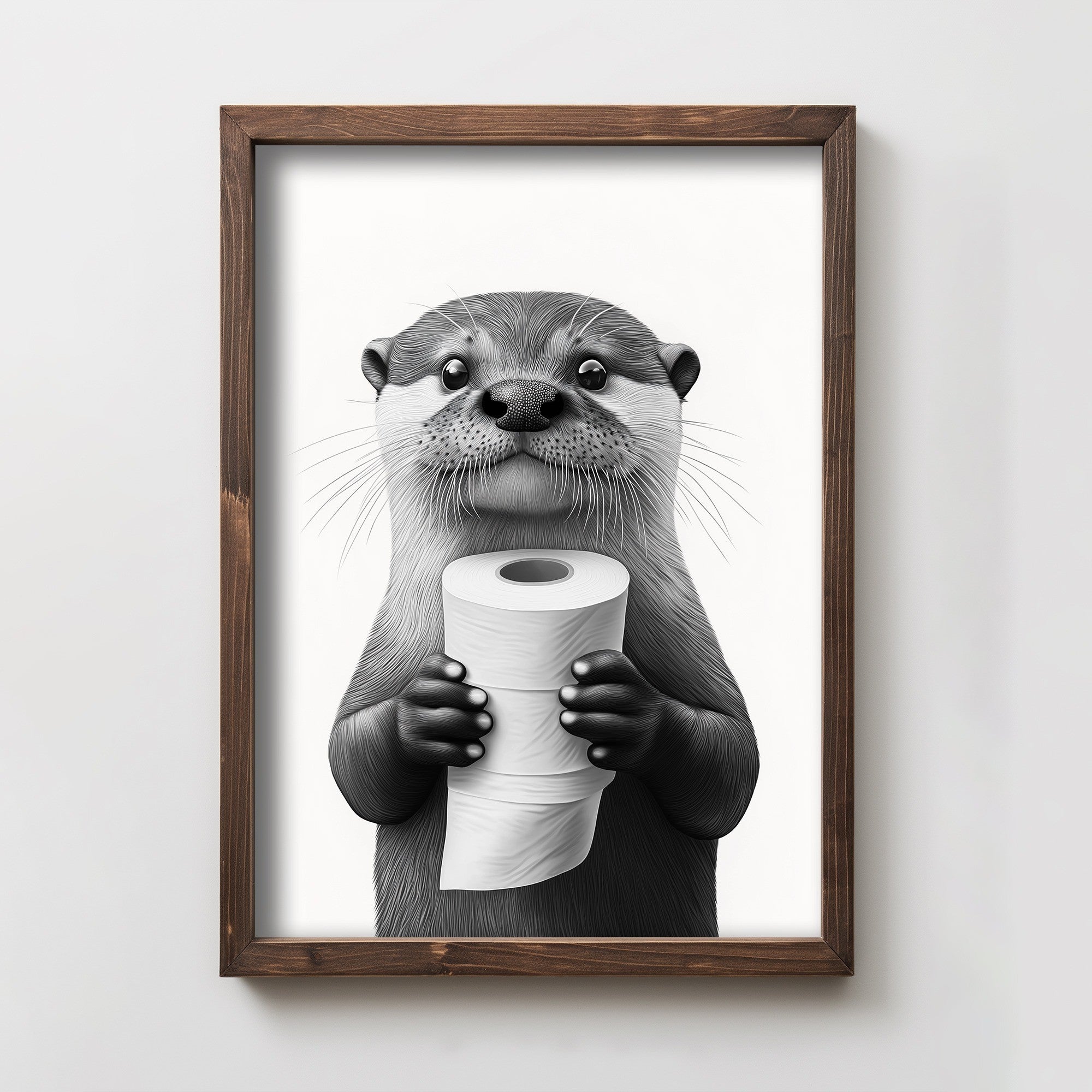 Quadro Decorativo MDF Emoldurado Multicolor 35x47cm - Impressão UV em Madeira de Pinho