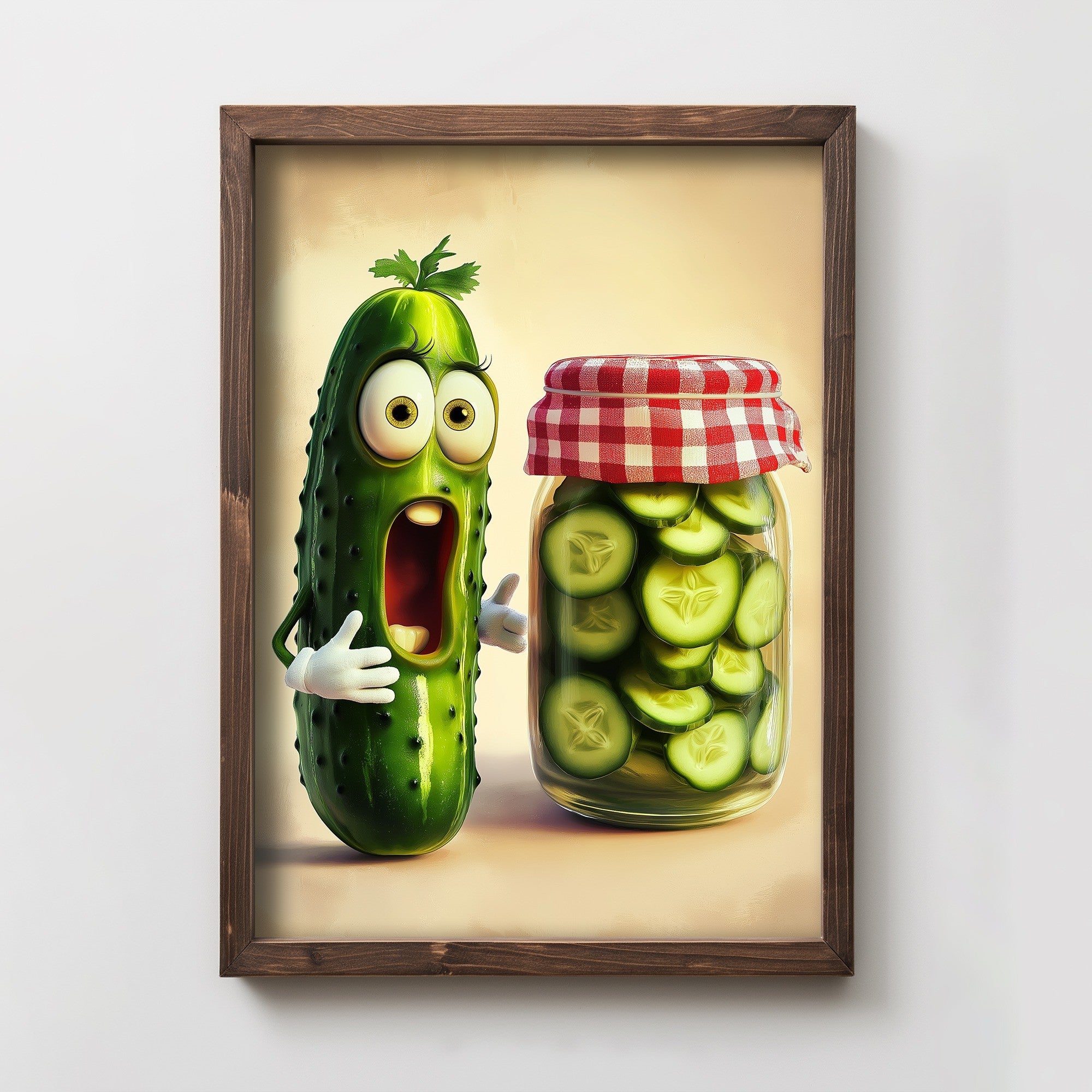 Quadro Decorativo MDF Emoldurado Multicolor 35x47cm - Impressão UV em Madeira de Pinho