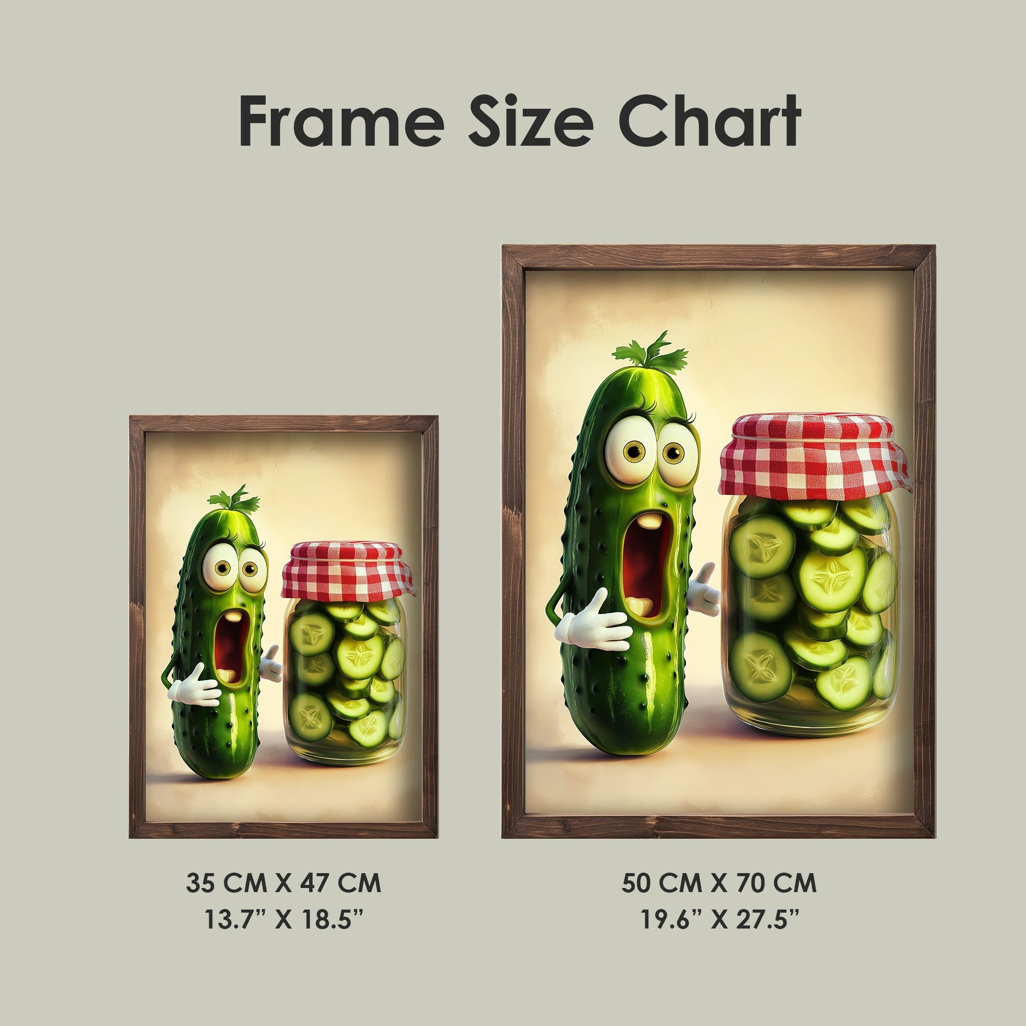 Quadro Decorativo MDF Emoldurado Multicolor 35x47cm - Impressão UV em Madeira de Pinho