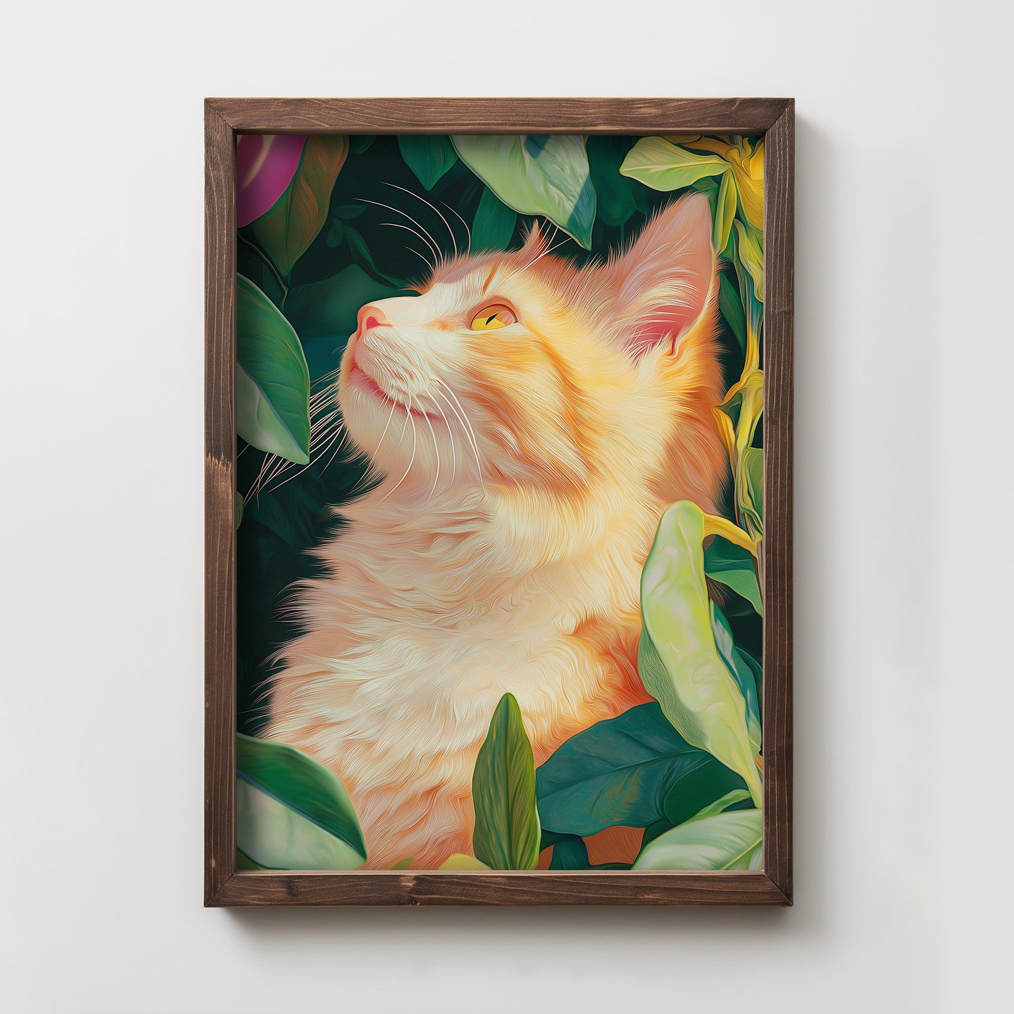 Quadro Decorativo MDF Emoldurado Multicolor 35x47cm - Impressão UV em Madeira de Pinho