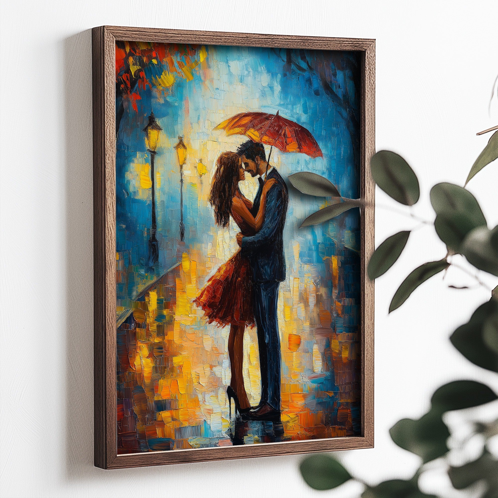 Quadro Decorativo MDF Emoldurado Multicolor 35x47cm - Impressão UV em Madeira de Pinho