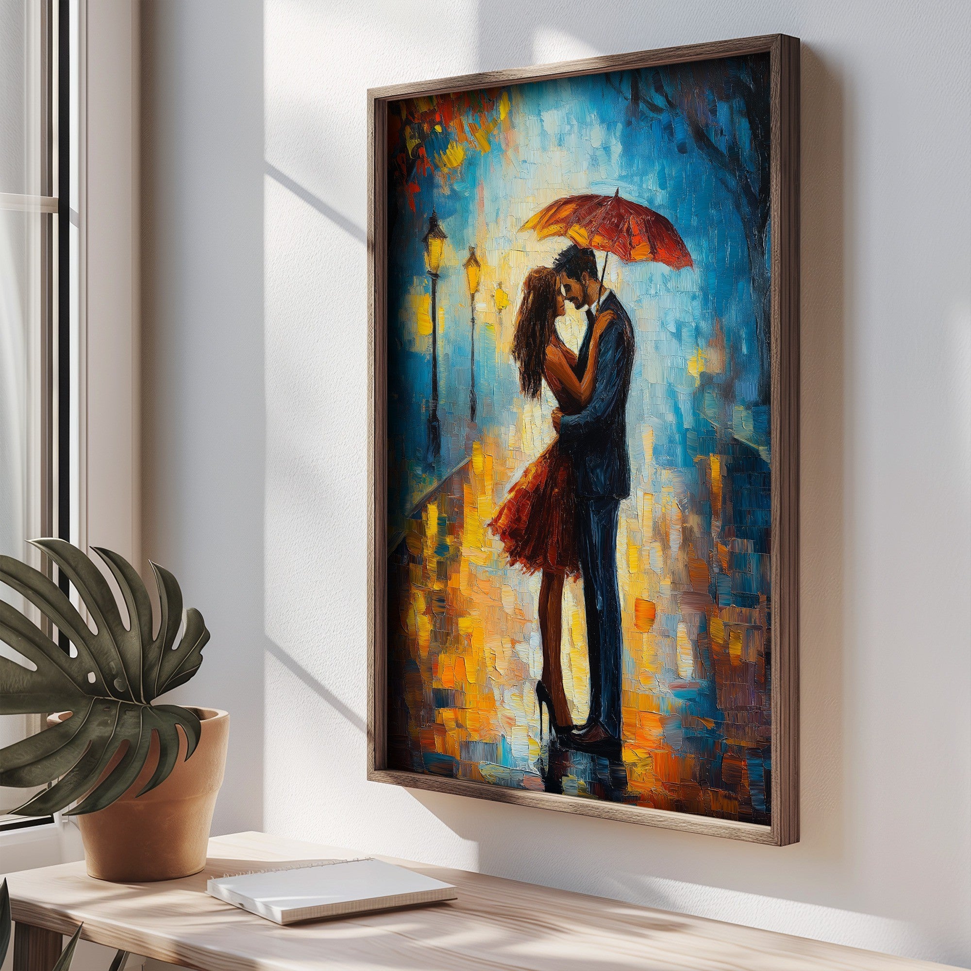 Quadro Decorativo MDF Emoldurado Multicolor 35x47cm - Impressão UV em Madeira de Pinho