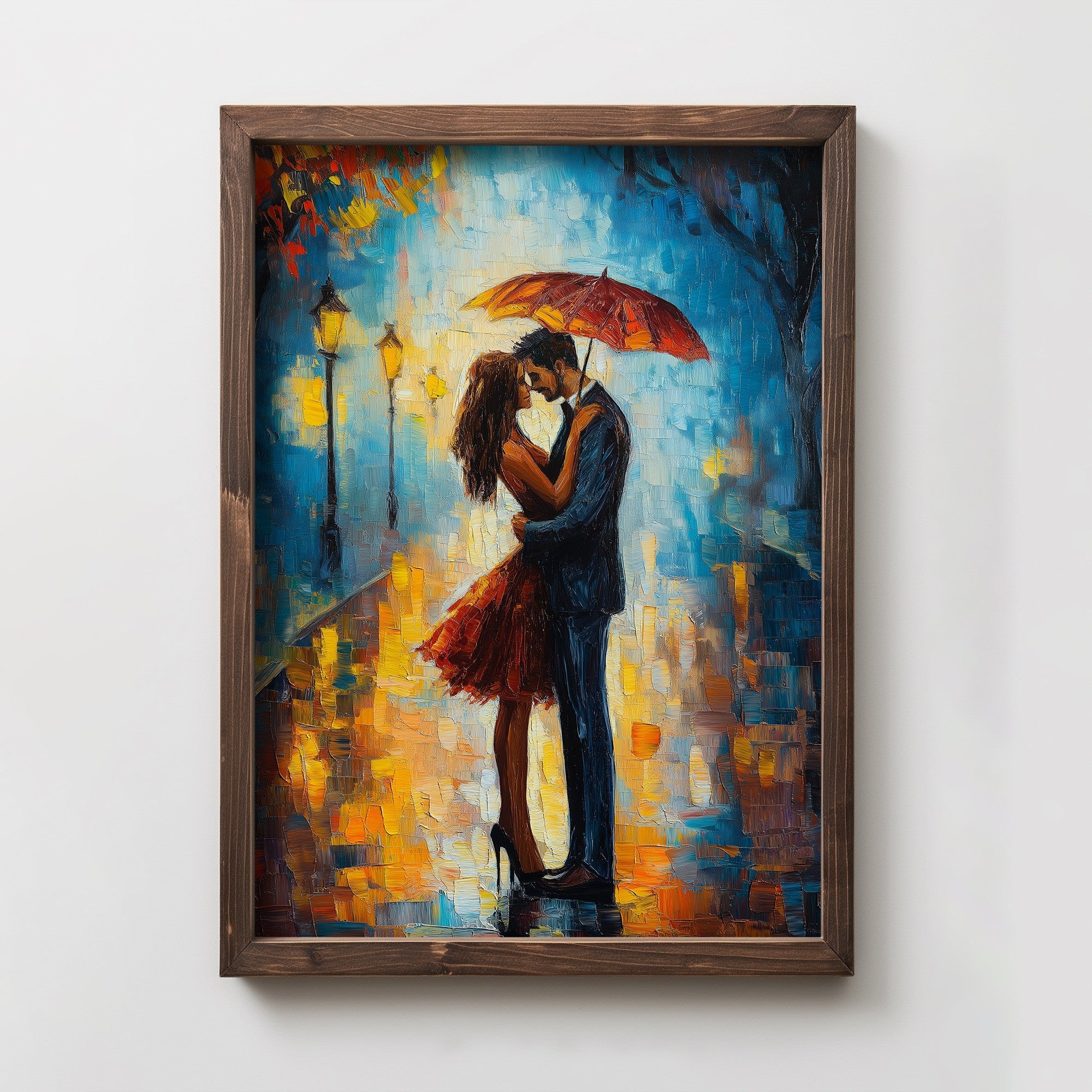 Quadro Decorativo MDF Emoldurado Multicolor 35x47cm - Impressão UV em Madeira de Pinho