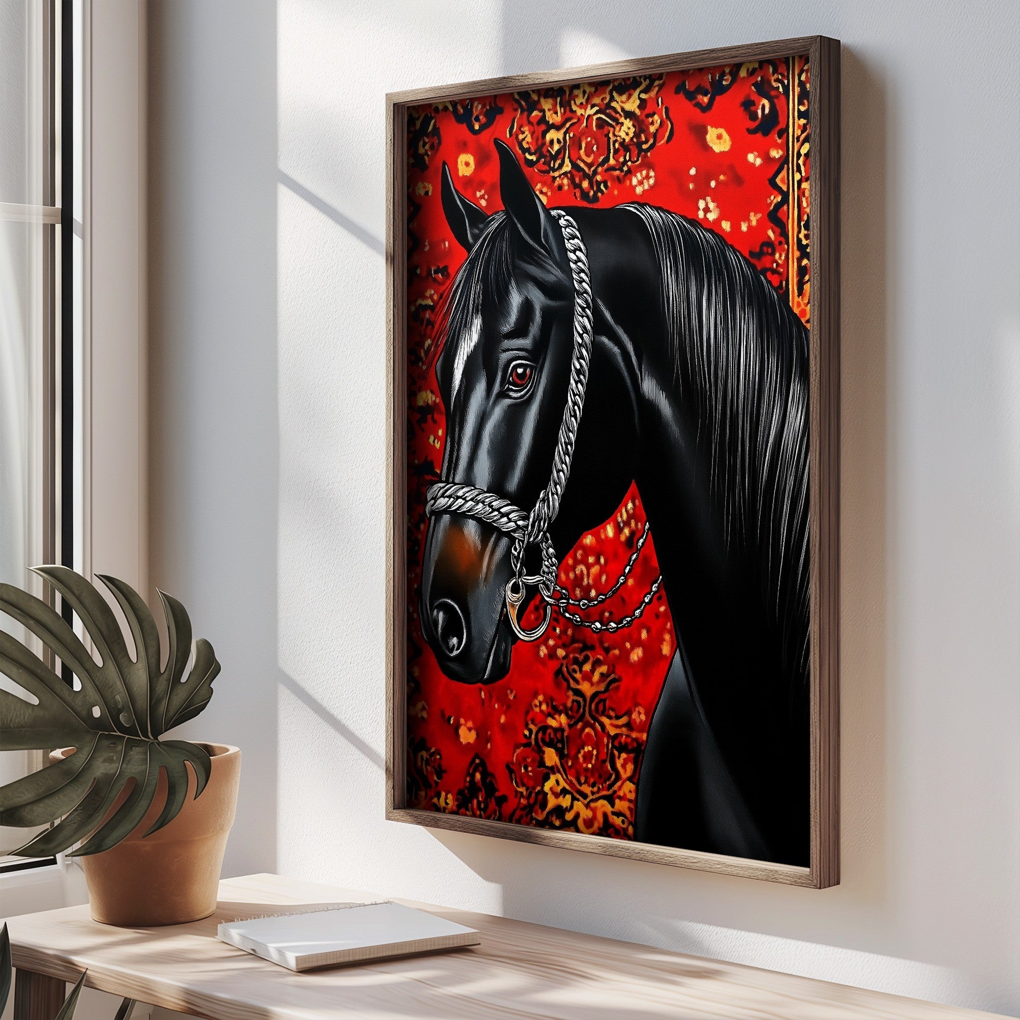 Quadro Decorativo MDF Emoldurado Multicolor 35x47cm - Impressão UV em Madeira de Pinho