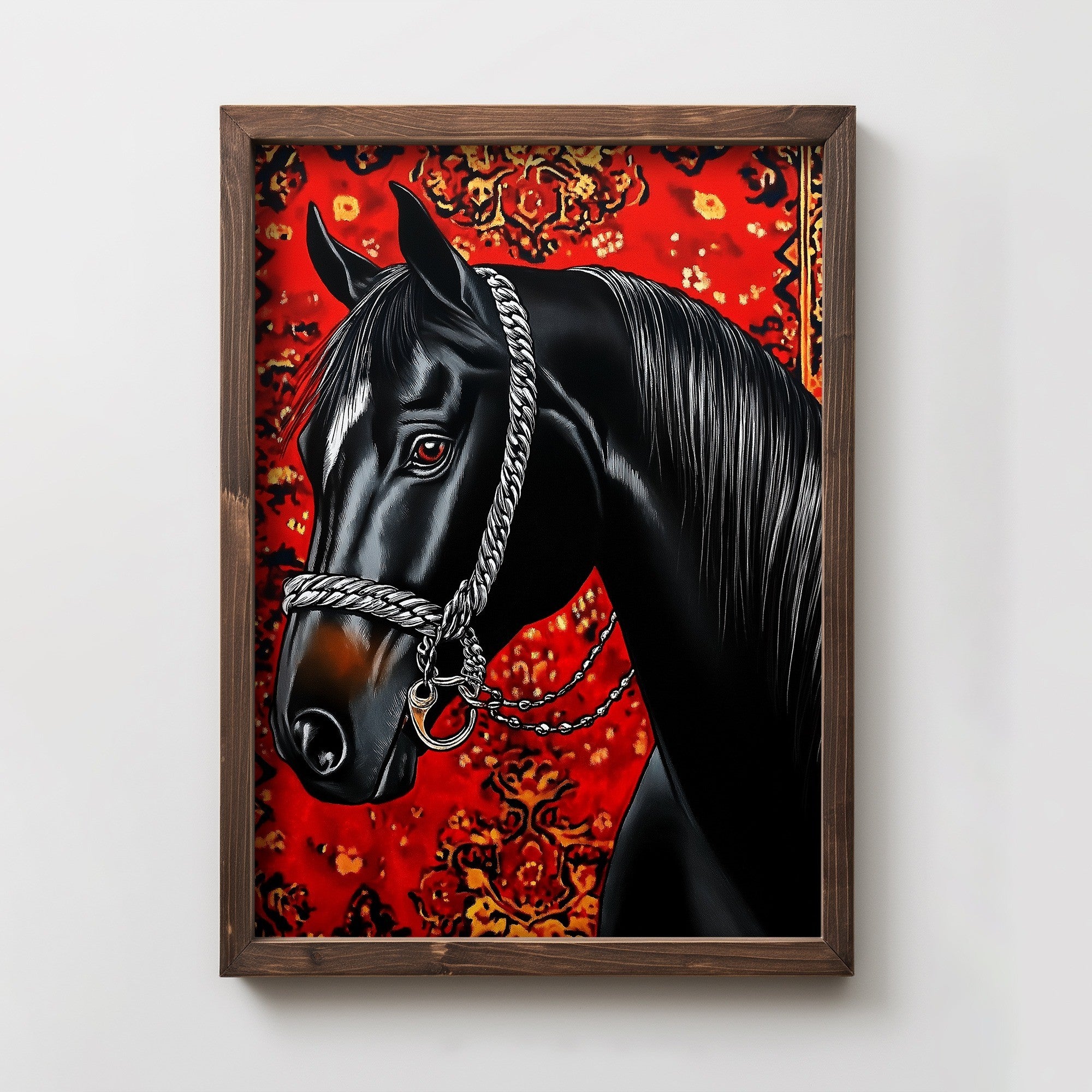 Quadro Decorativo MDF Emoldurado Multicolor 35x47cm - Impressão UV em Madeira de Pinho